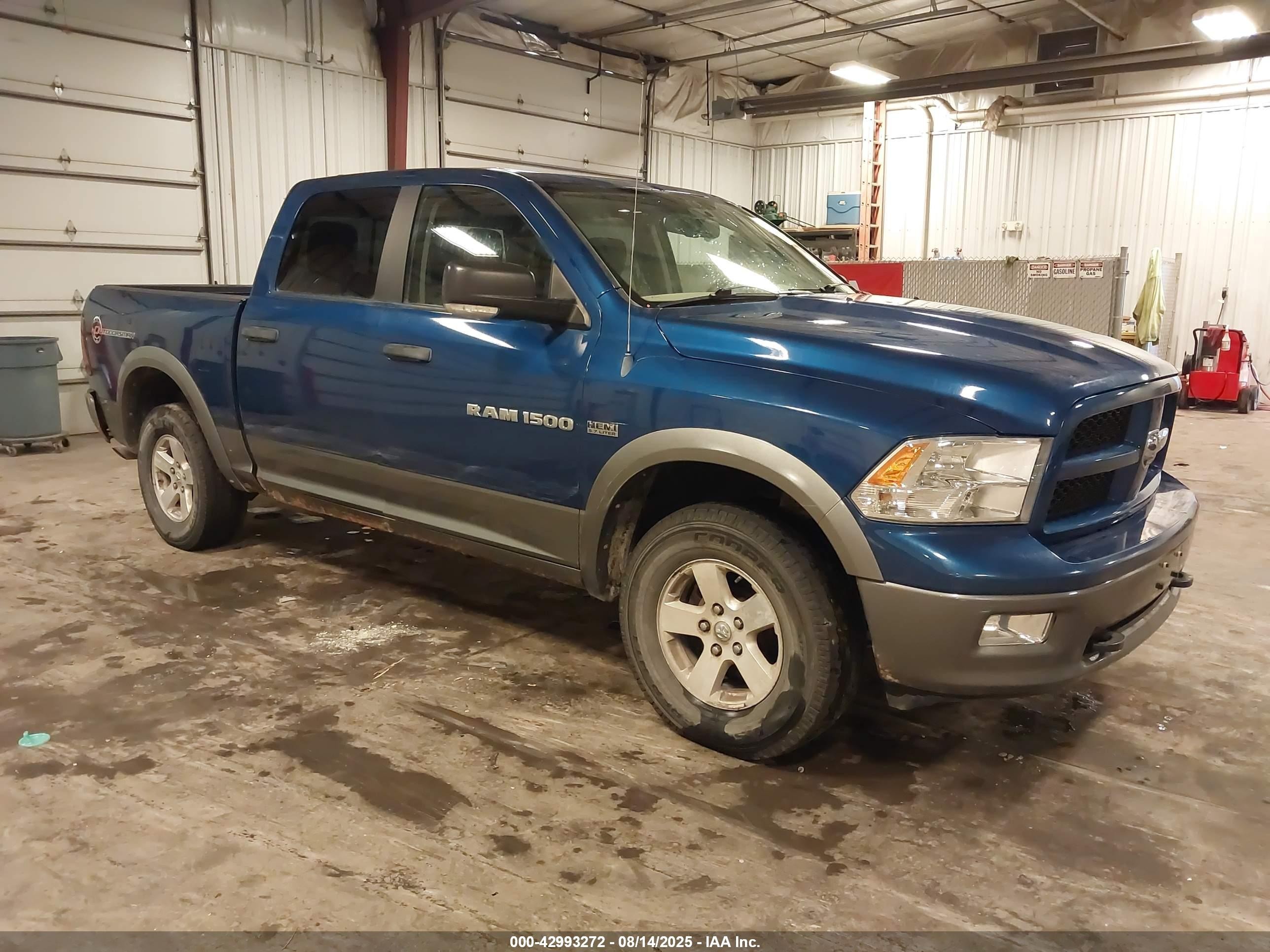 2011 Ram 1500 Laramie, VIN 1D7RV1CT3BS540234 — Стихия