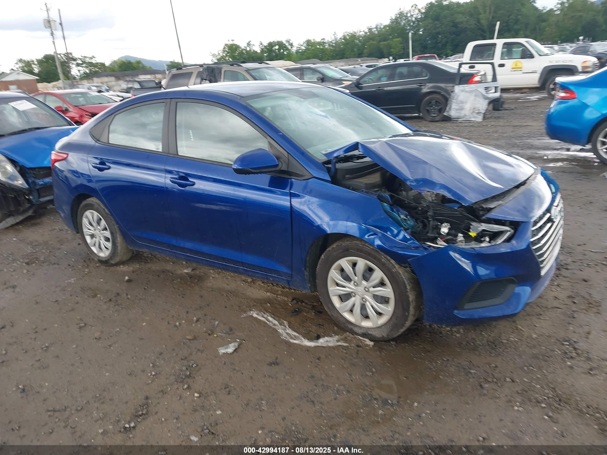 2022 Hyundai Accent SE, VIN 3KPC24A60NE171864 — Front end