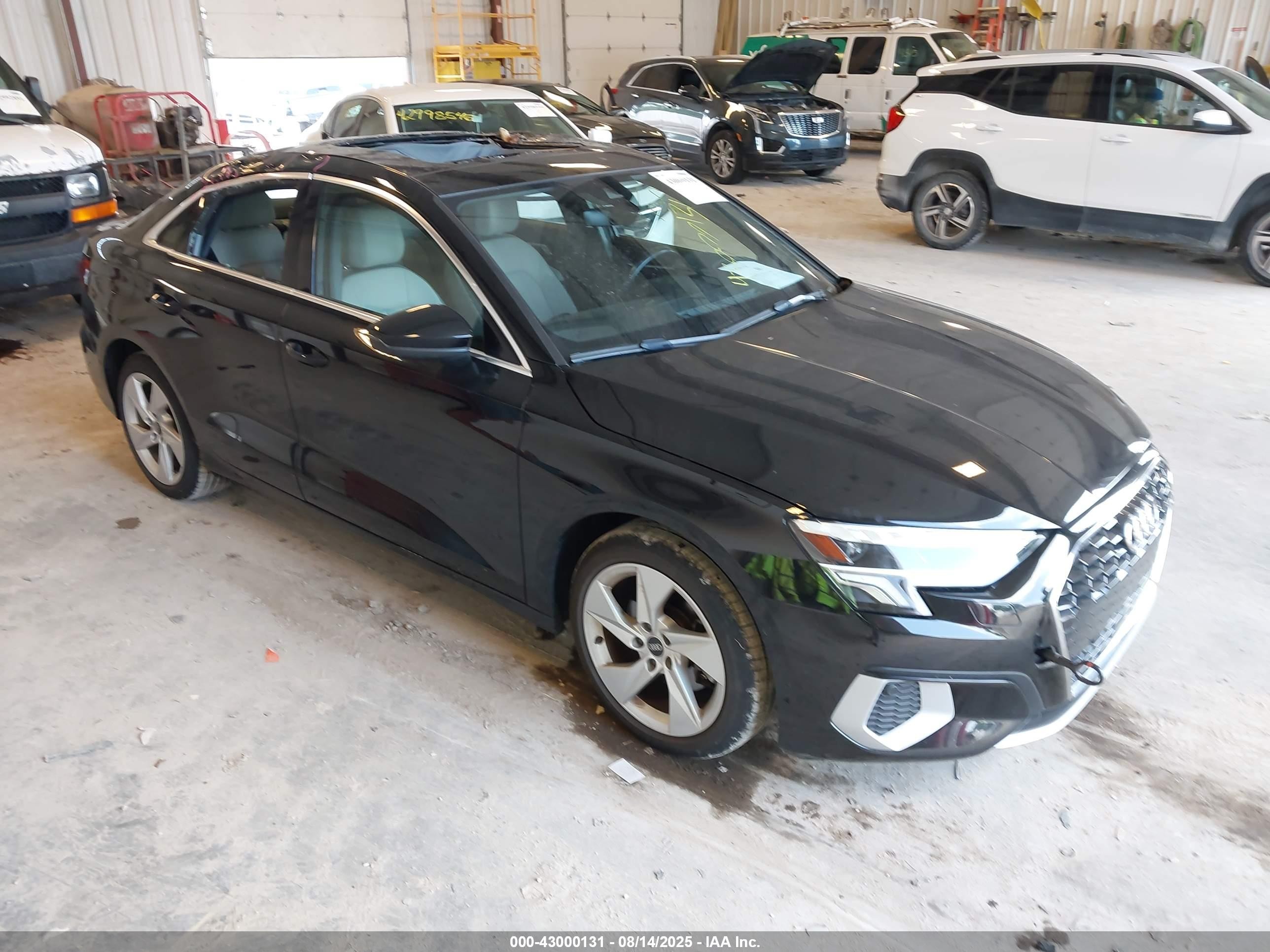 2023 Audi A3 Premium, VIN WAUAUDGY3PA041719 — Storm