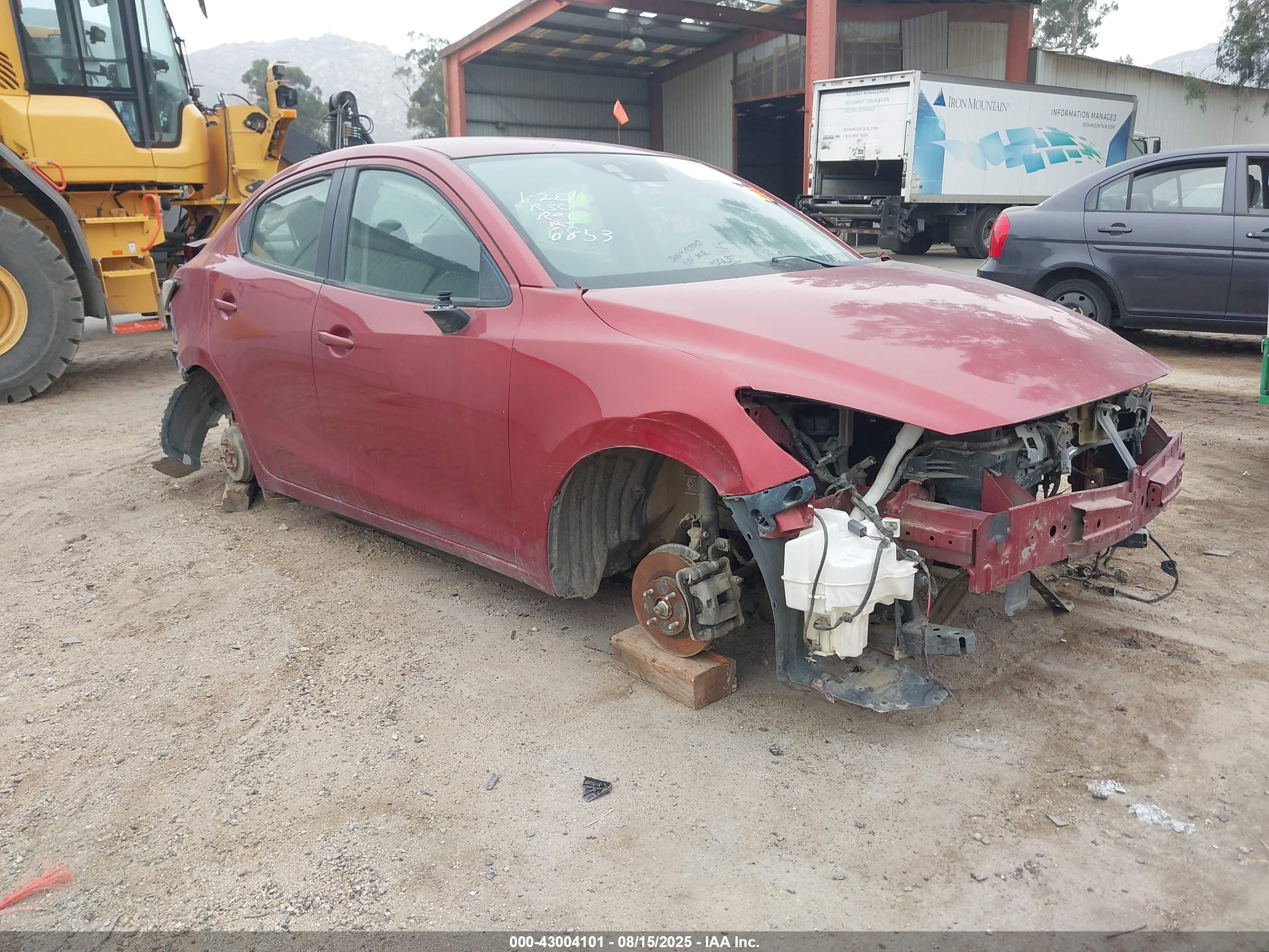 2016 Scion iA, VIN 3MYDLBZV6GY126853 — Biohazard / chemical