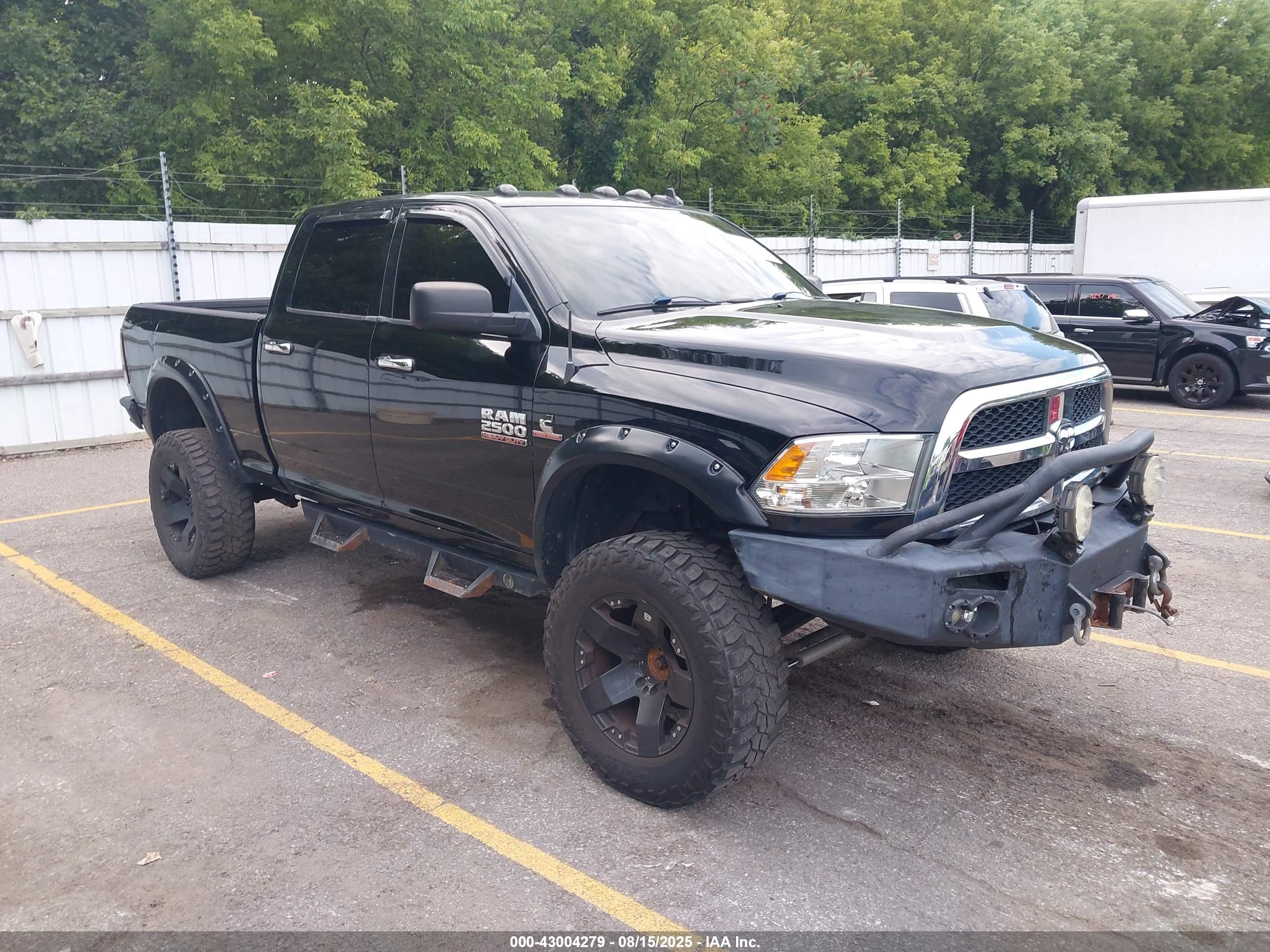 2013 Ram 2500 Big Horn, VIN 3C6UR5DL3DG512546 — Повреждение рамы