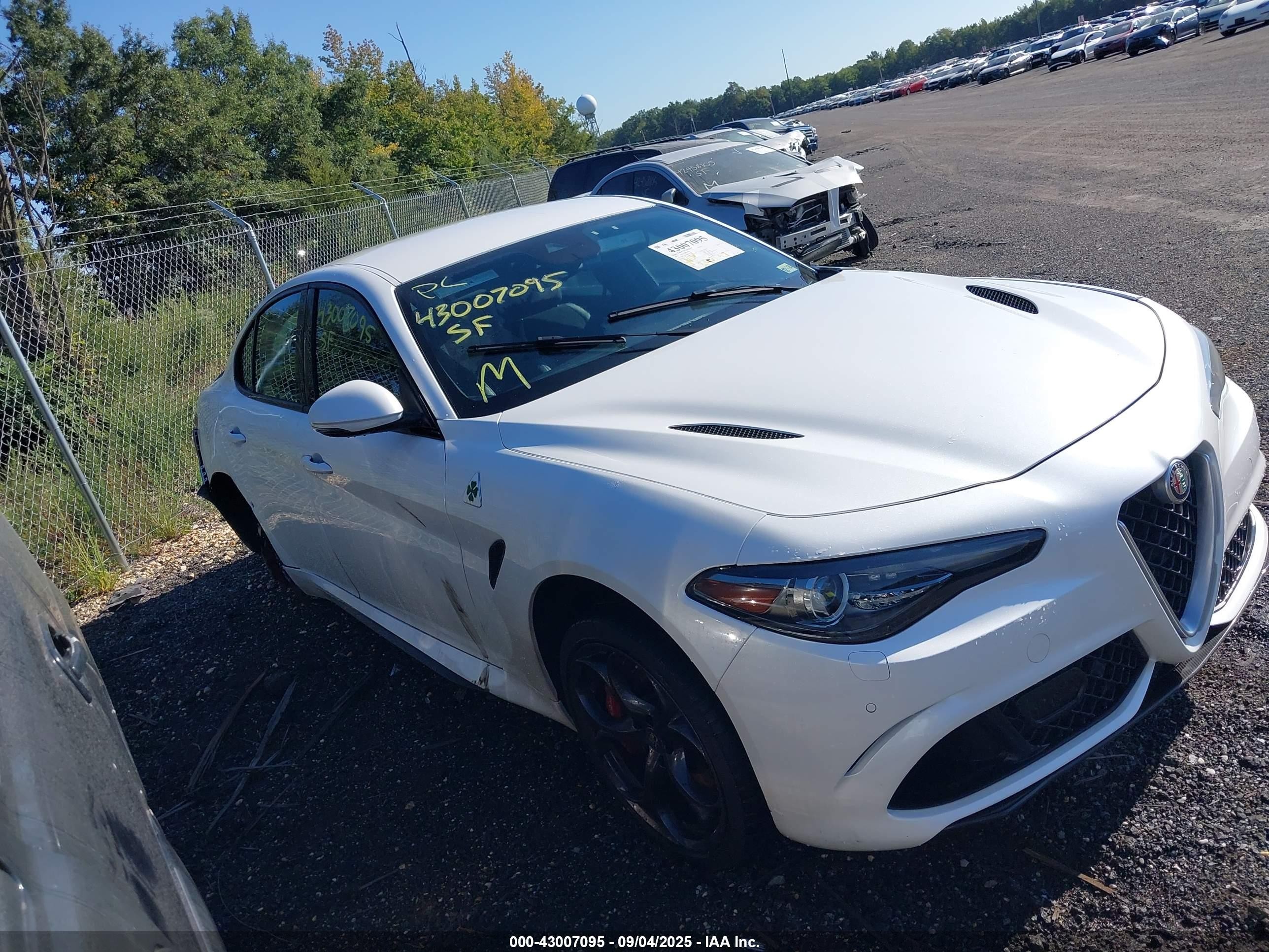2017 Alfa Romeo Giulia, VIN ZARFAEAVXH7560583 — После угона