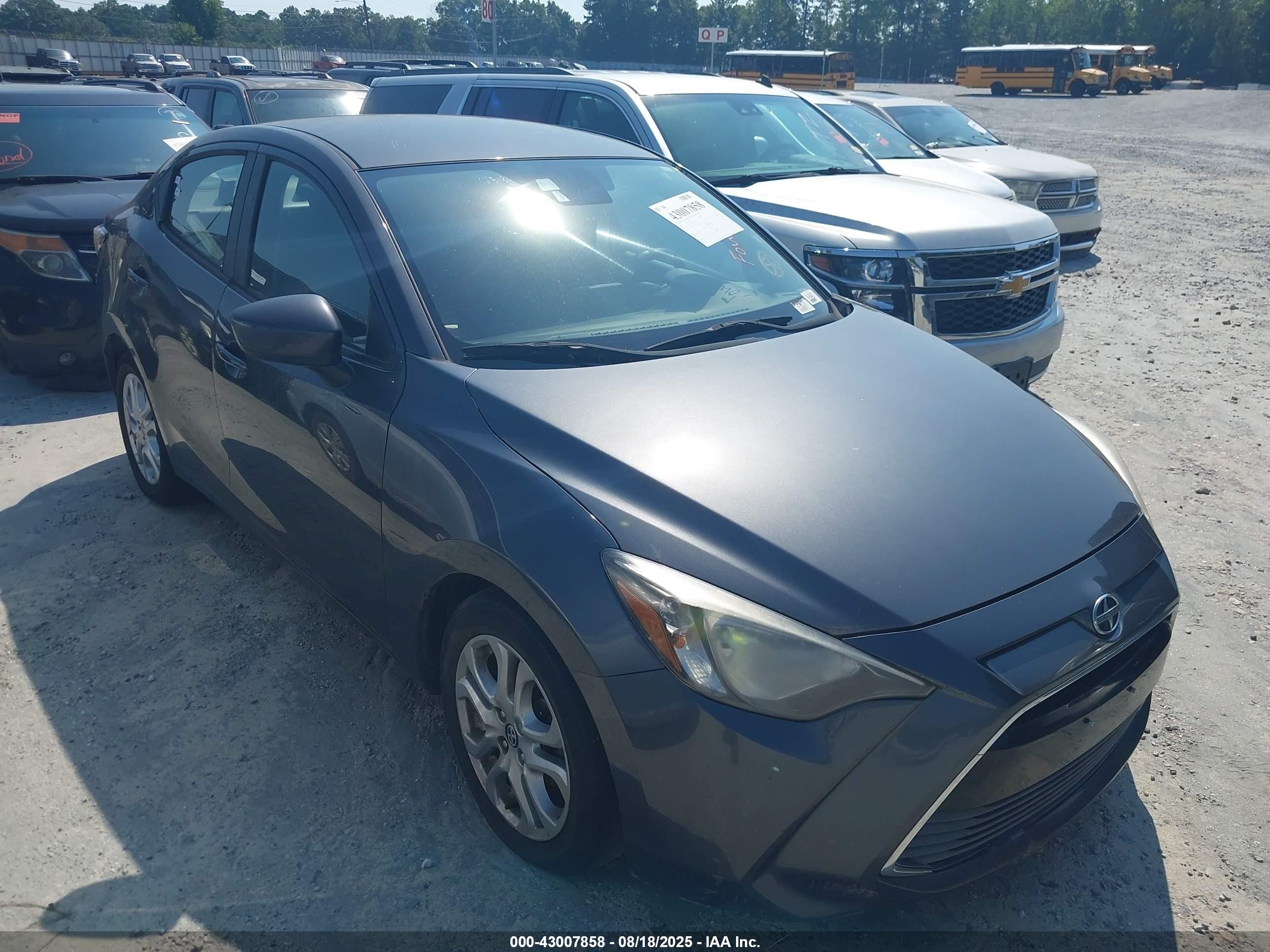 2016 Scion iA, VIN 3MYDLBZV8GY108614 — Repossession