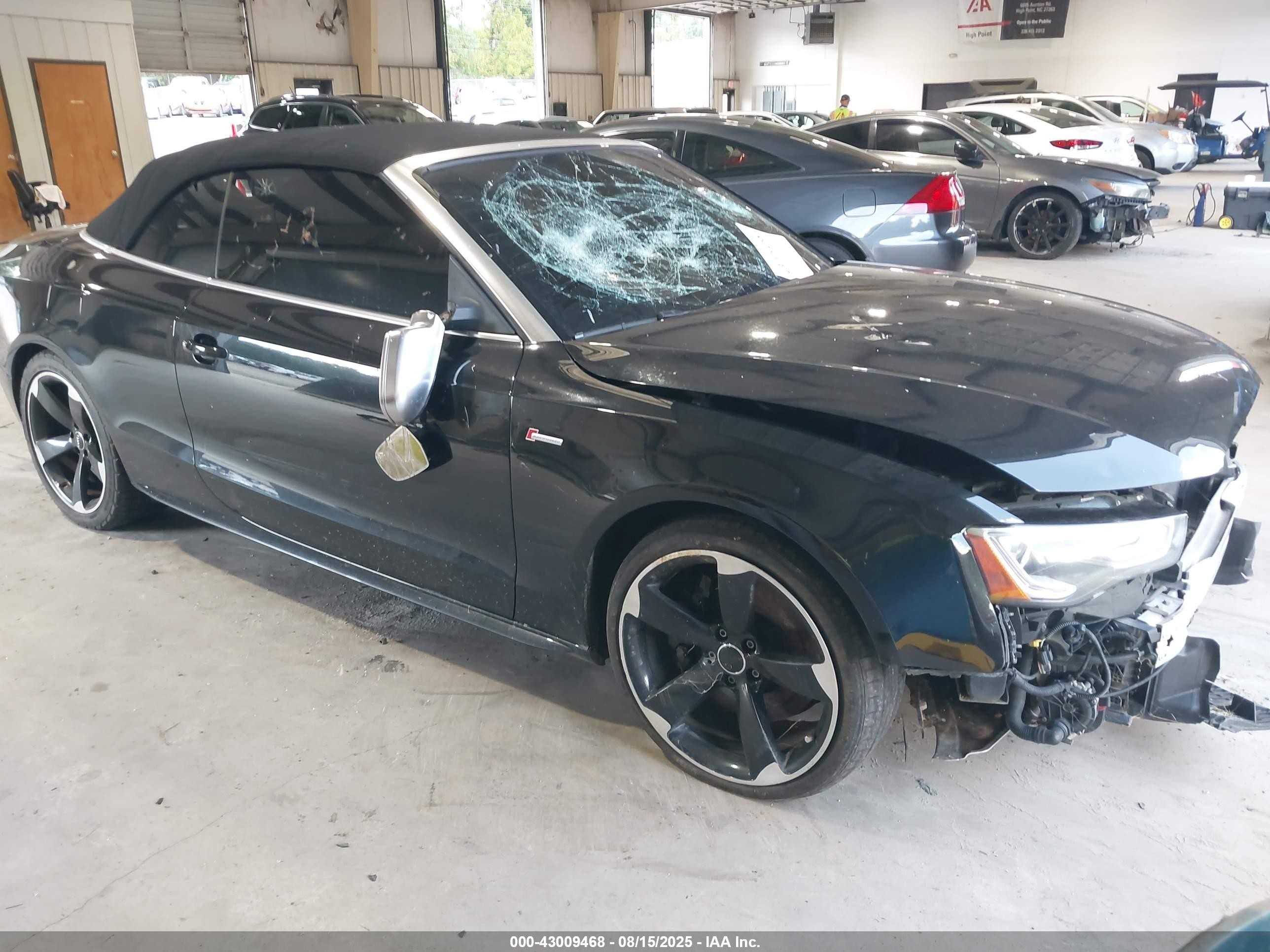2017 Audi S5, VIN WAUC4AFH4HN003385 — Перед