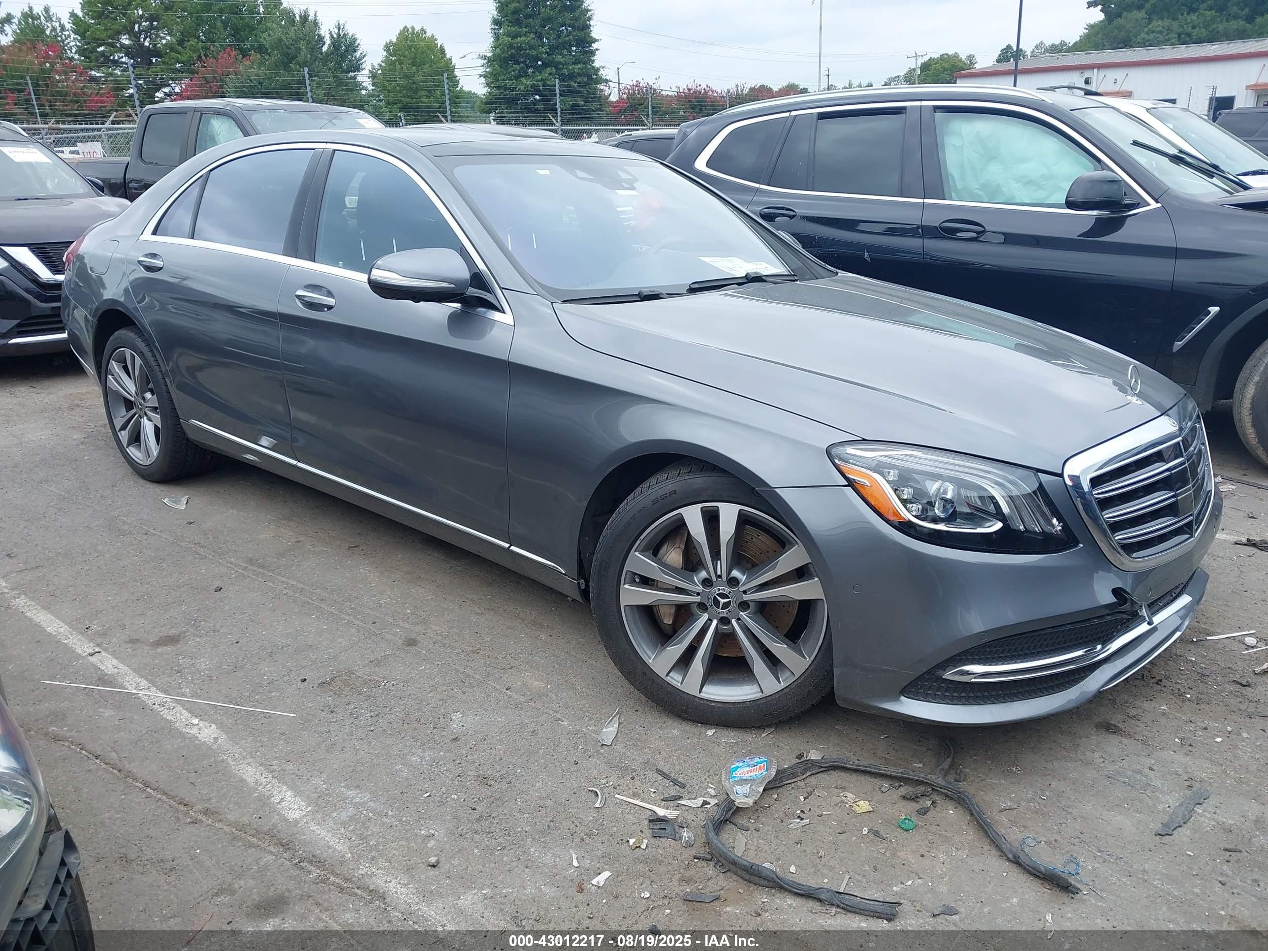 2018 Mercedes-Benz S 450, VIN WDDUG6EB7JA350172 — Front end