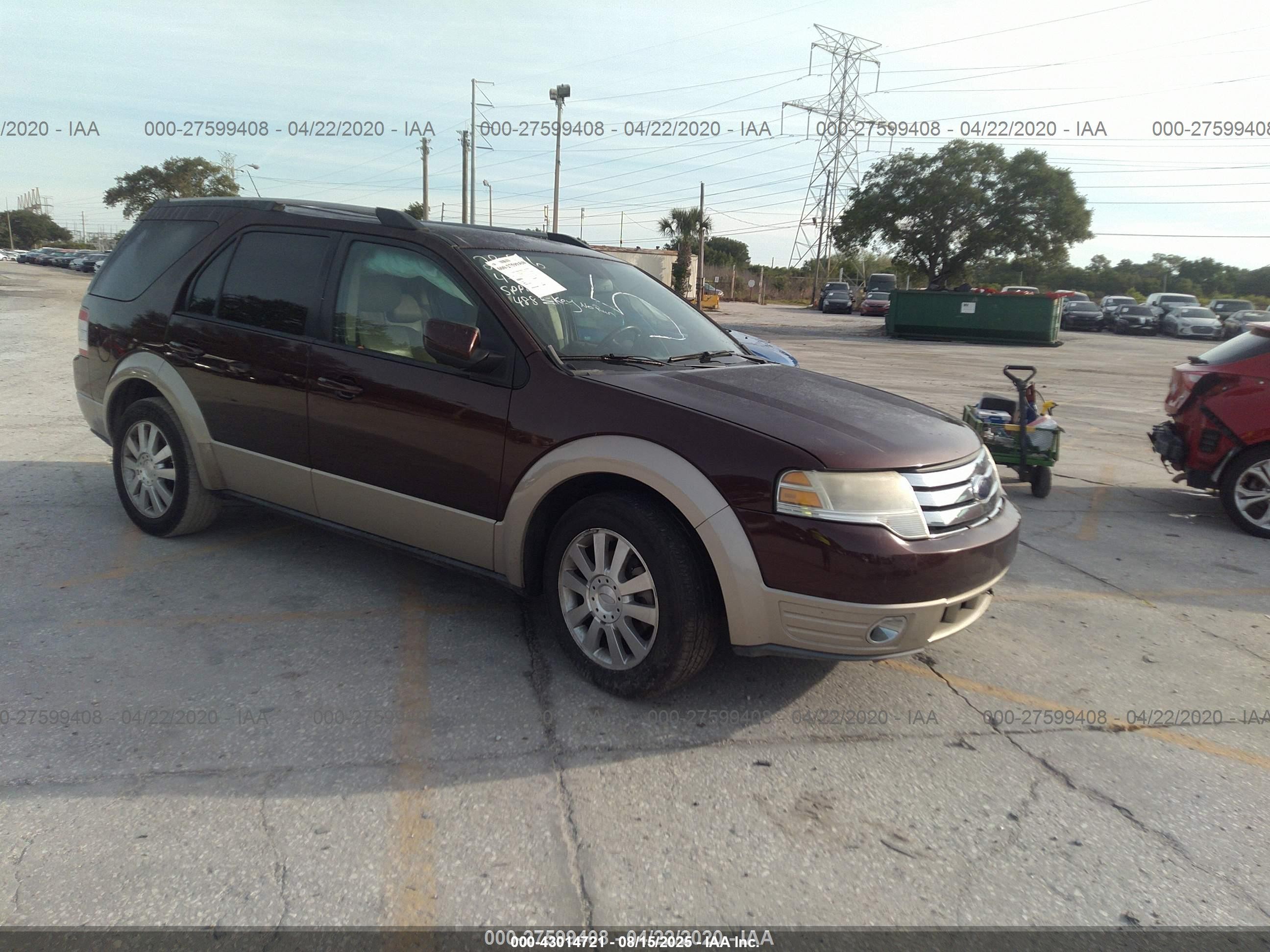 2009 Ford Taurus X Eddie Bauer, VIN 1FMDK07W49GA03232 — Side