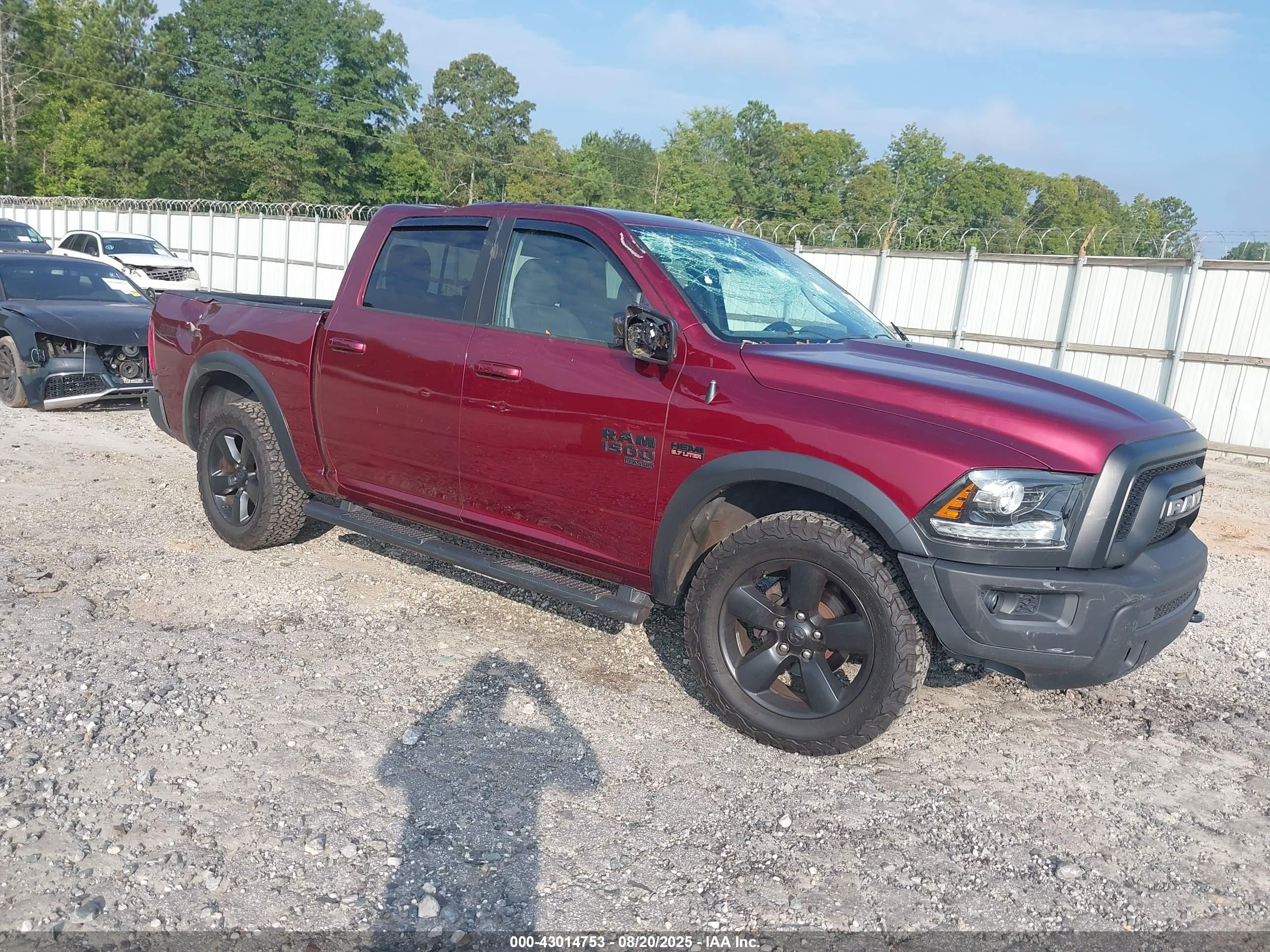 2019 Ram 1500 Lone Star, VIN 1C6RR6LT5KS661446 — Стихия