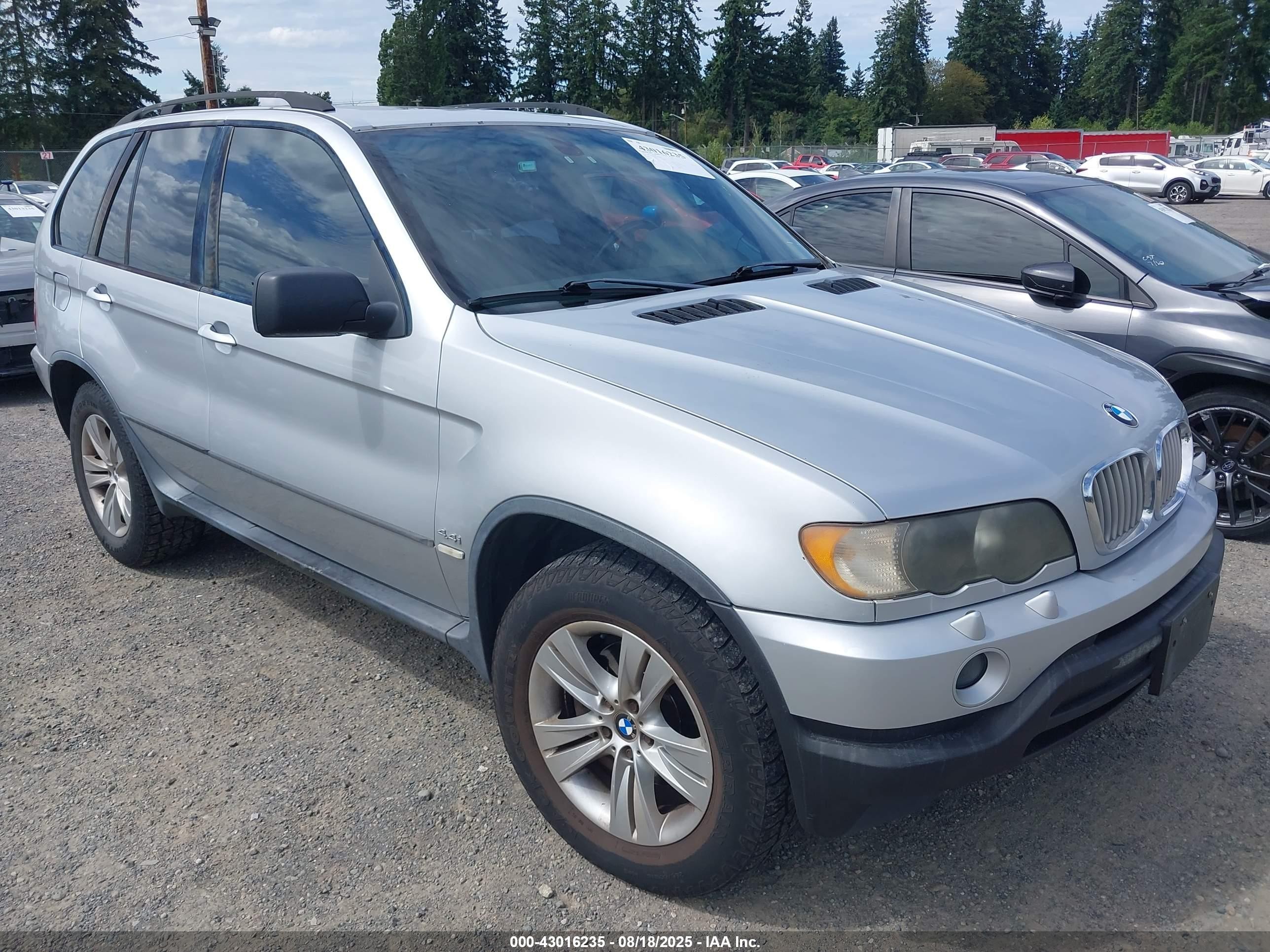 2000 BMW X5, VIN WBAFB3343YLH02330 — Rear end