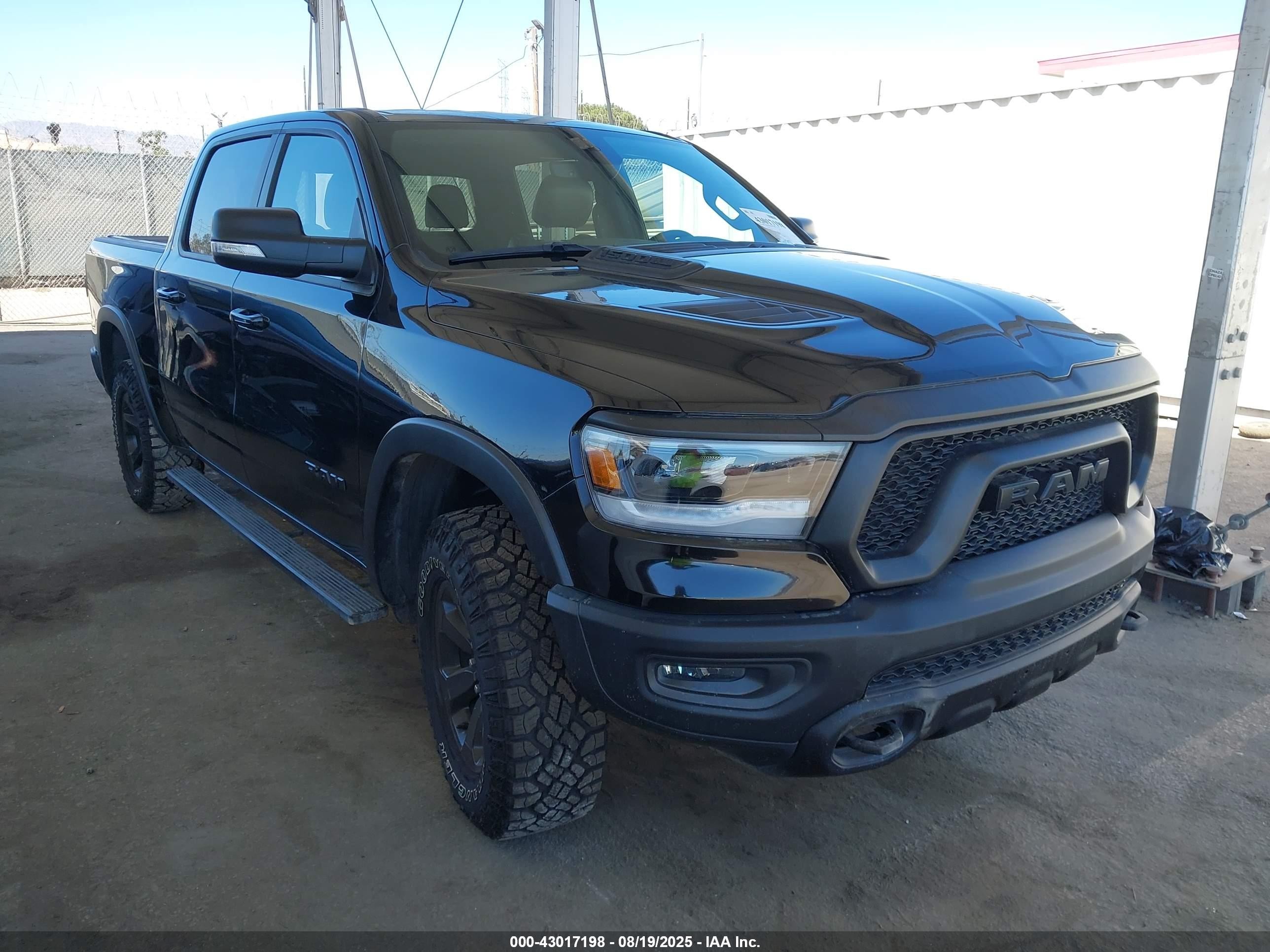 2020 Ram 1500 Rebel, VIN 1C6SRFLT9LN196302 — Vandalism