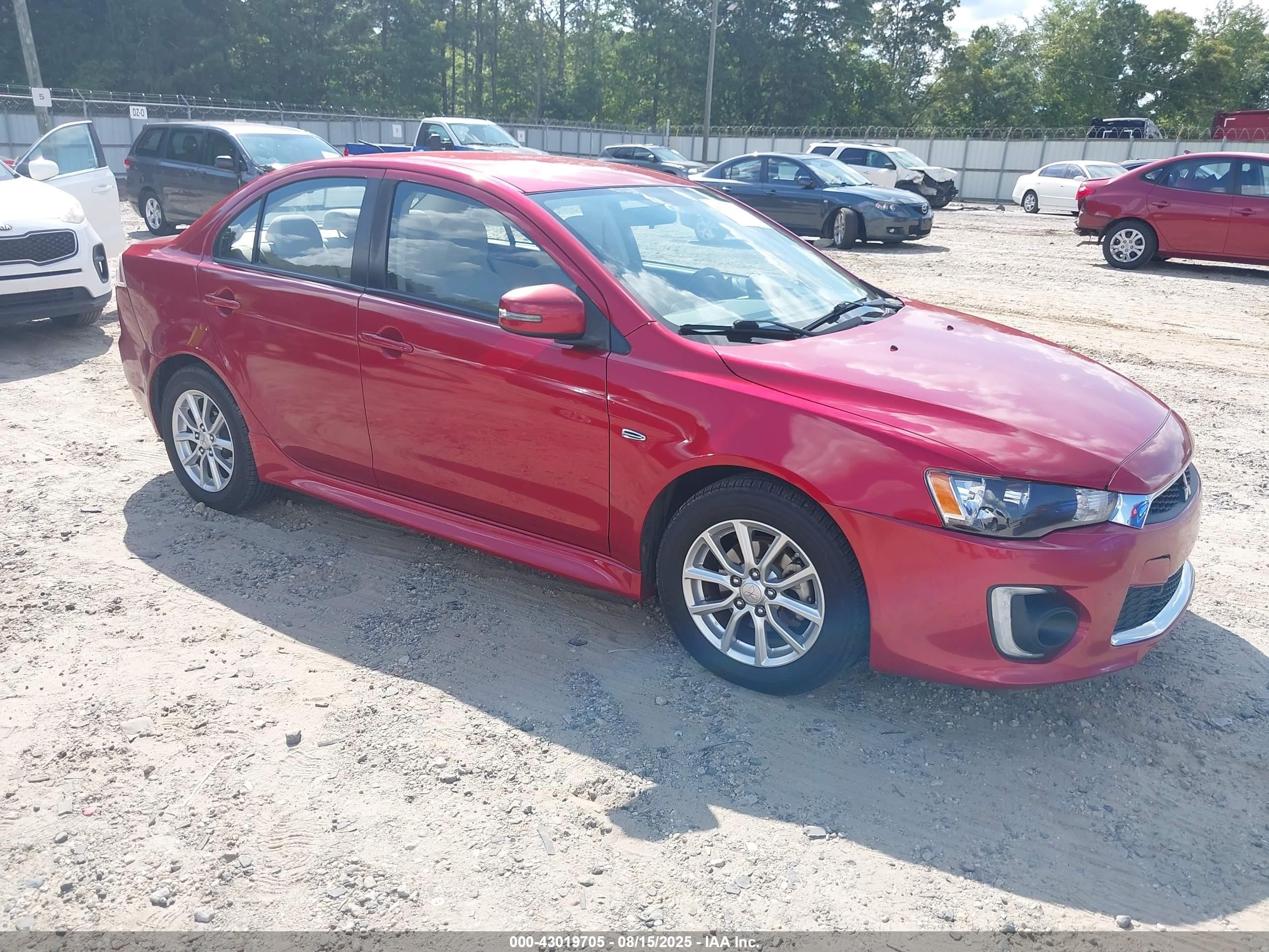2016 Mitsubishi Lancer ES, VIN JA32U2FU7GU008567 — Auction photo
