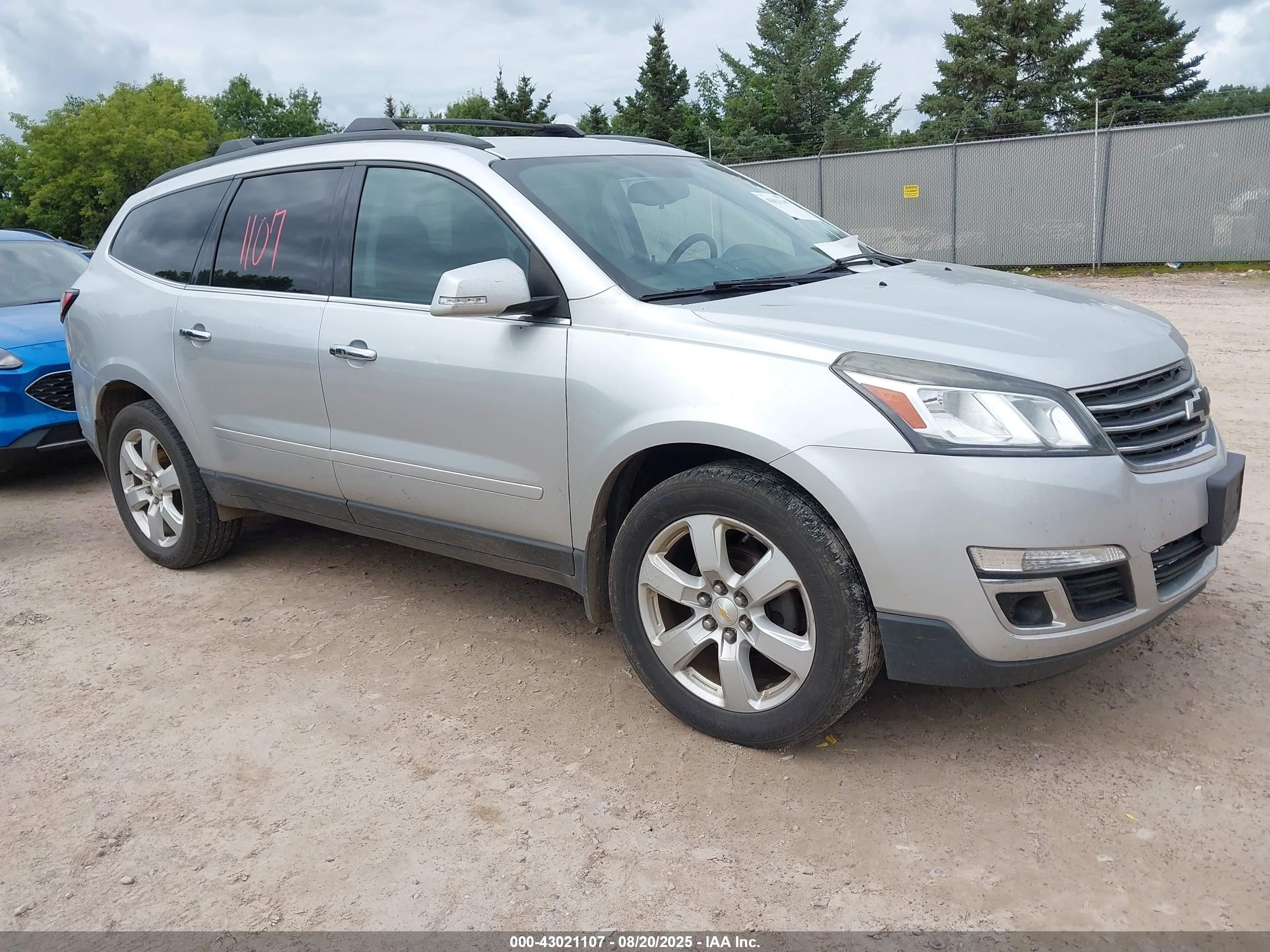 2017 Chevrolet Traverse LT, VIN 1GNKVGKD3HJ332918 — Hail