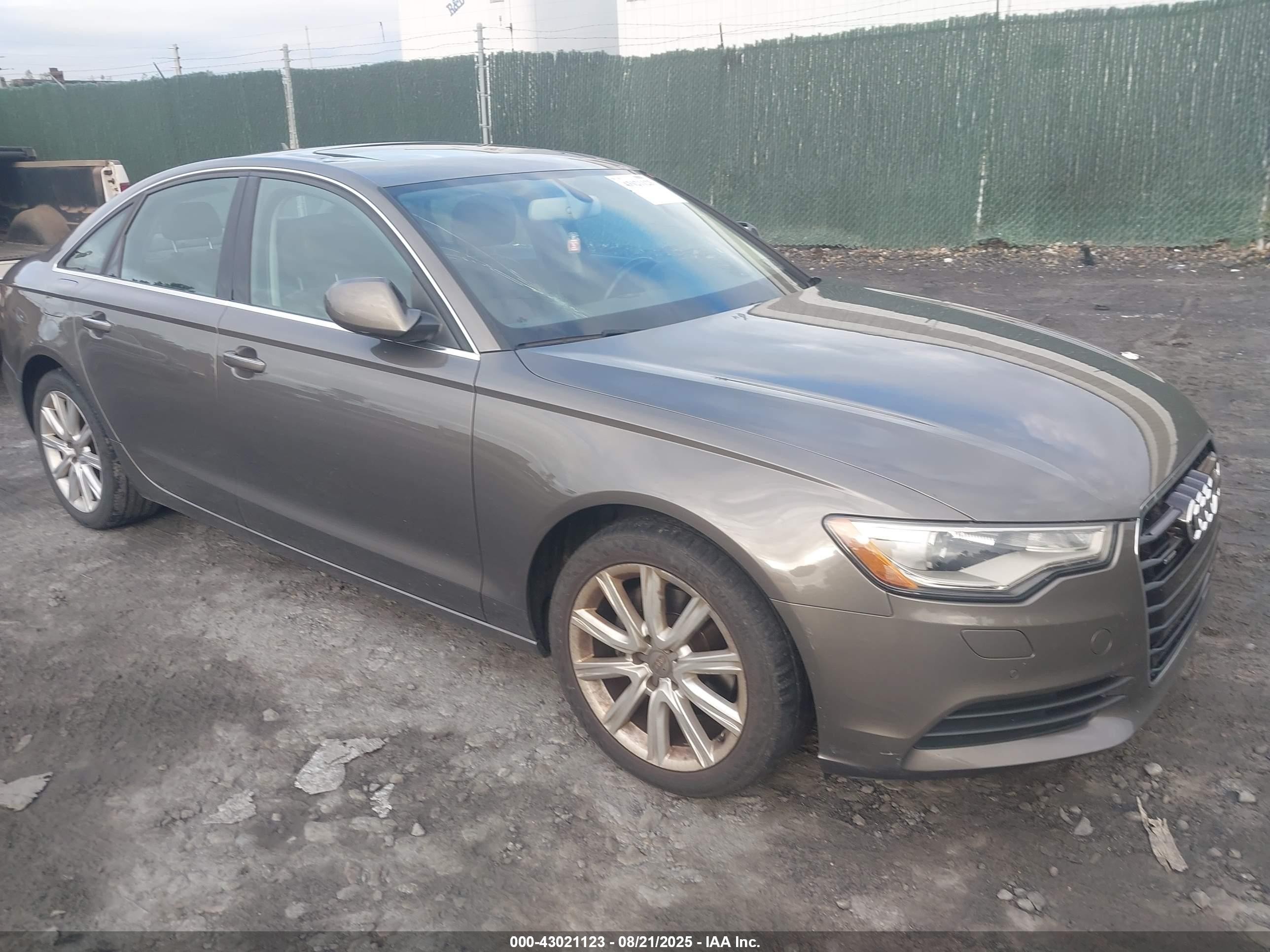 2013 Audi A6 Premium Plus, VIN WAUGFAFC1DN107083 — Storm
