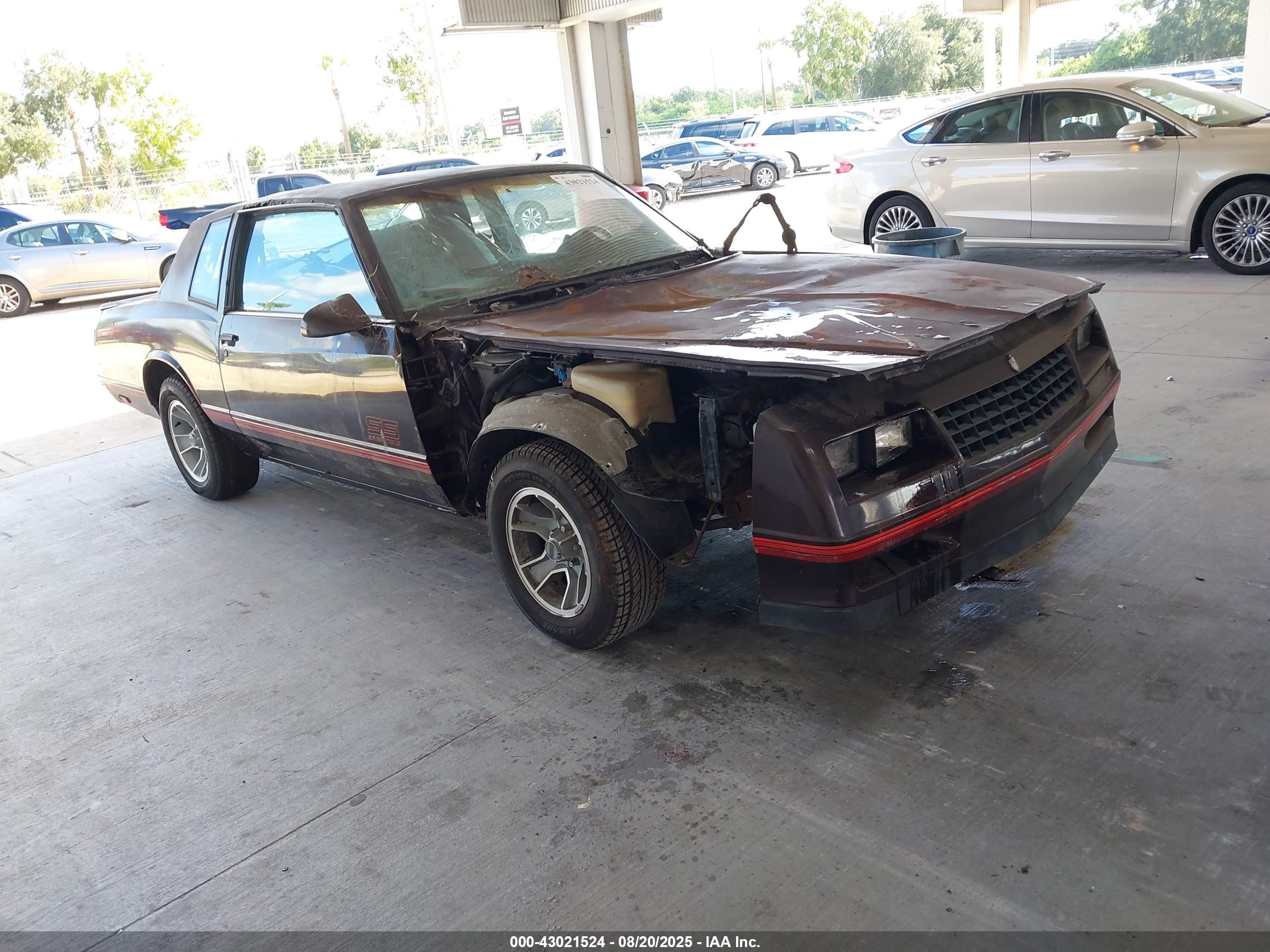 1987 Chevrolet Monte Carlo Sport SS, VIN 1G1GZ11G7HP147367 — All over