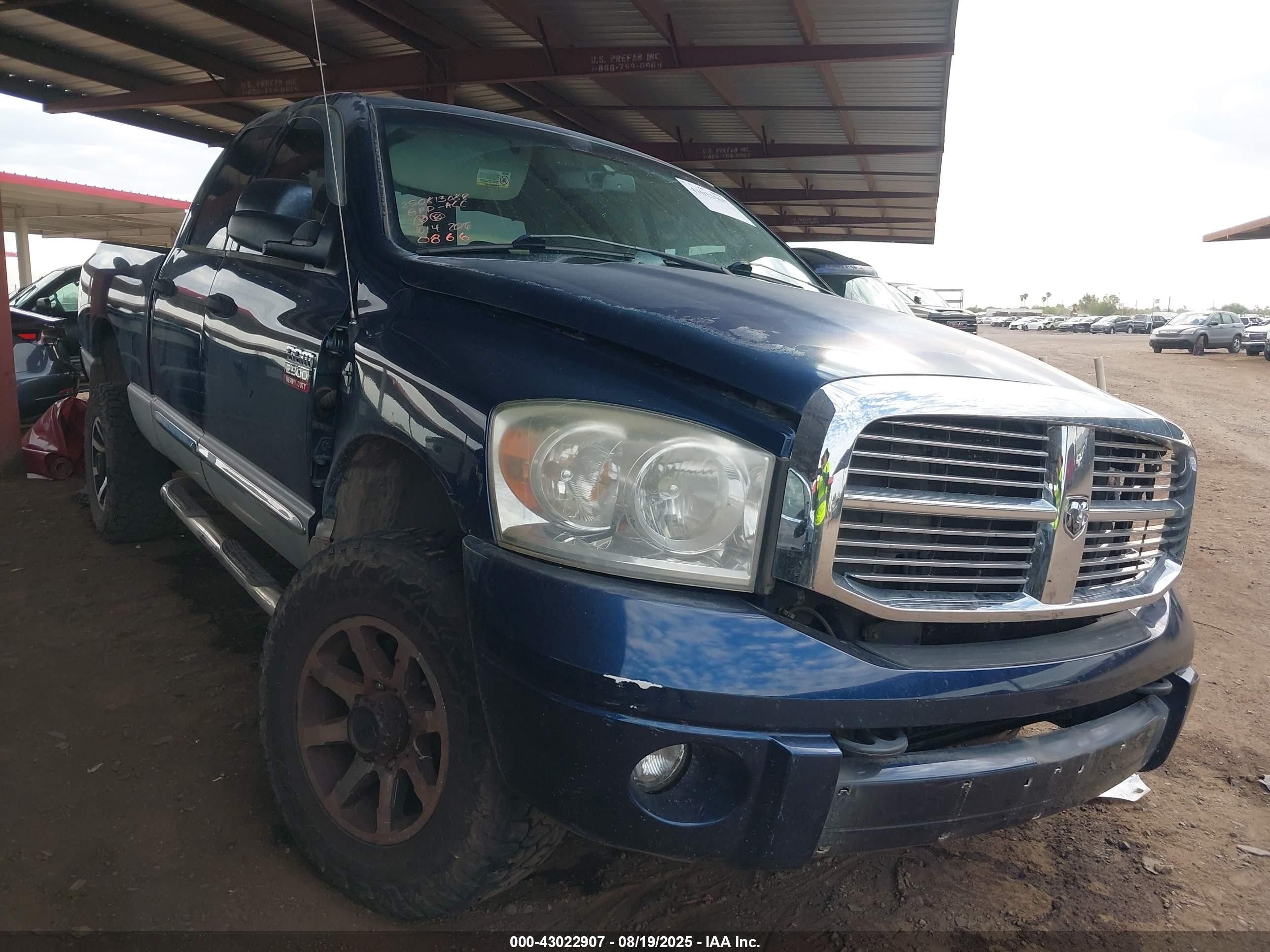 2007 Dodge RAM, VIN 1D3KS28A77J590866 — Перед