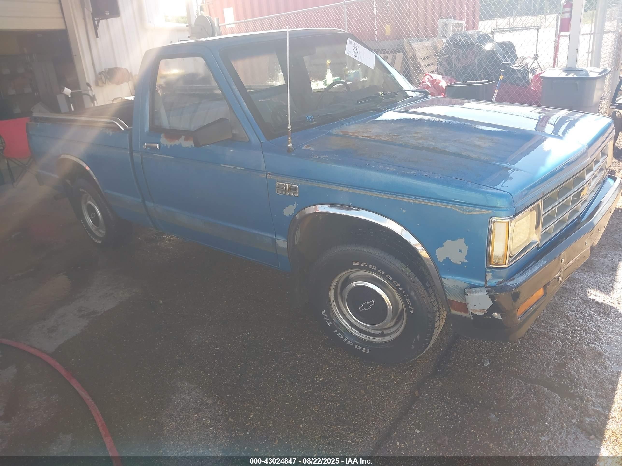 1989 Chevrolet S-10, VIN 1GCBS14E9K2139257 — Normal wear