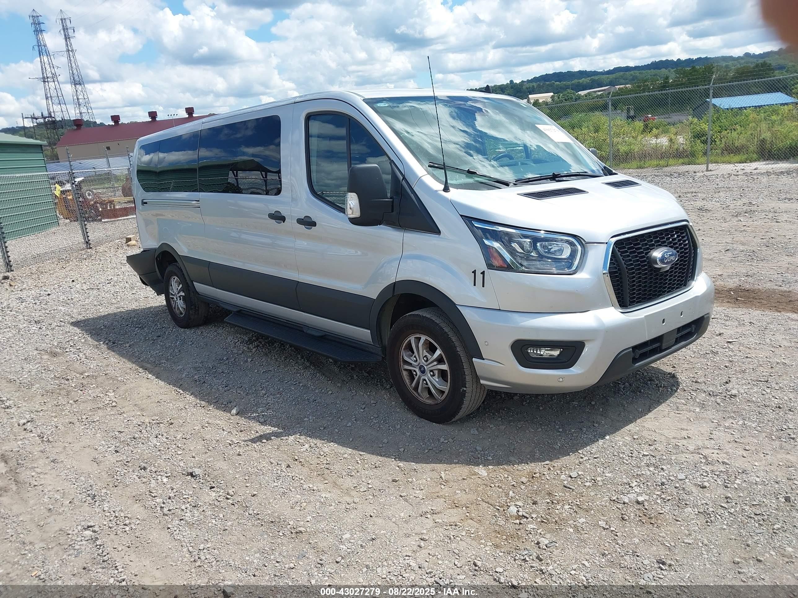 2023 Ford Transit Passenger XL, VIN 1FBAX2Y82PKA61763 — Rear end