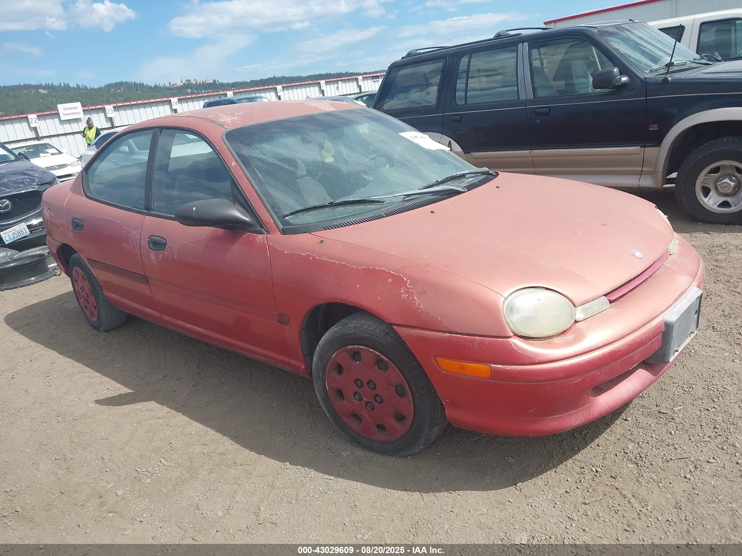 1998 Dodge Neon Competition, VIN 1B3ES47CXWD709349 — Side