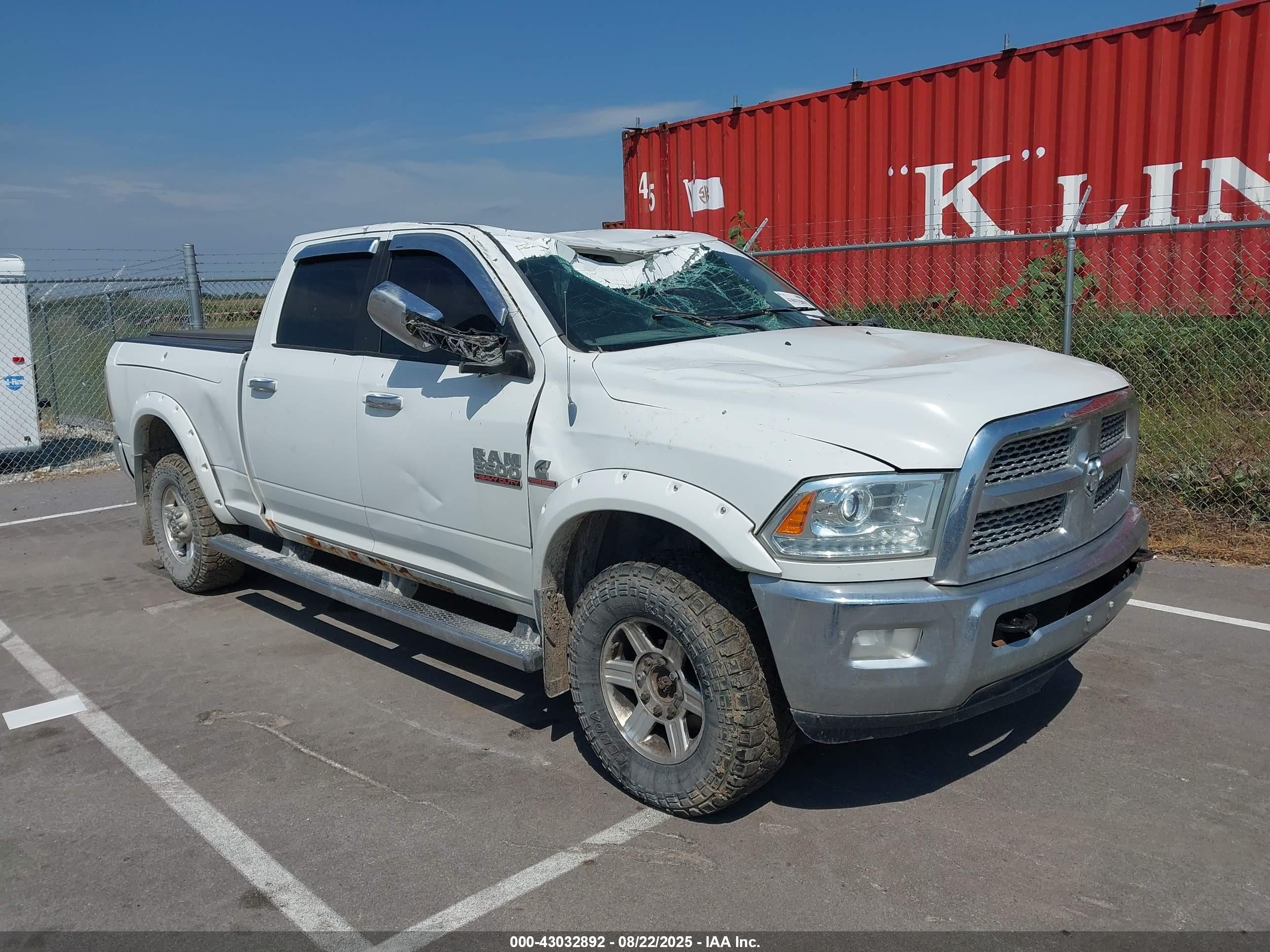 2013 Ram 2500 Laramie, VIN 3C6UR5FL5DG561096 — Стихия