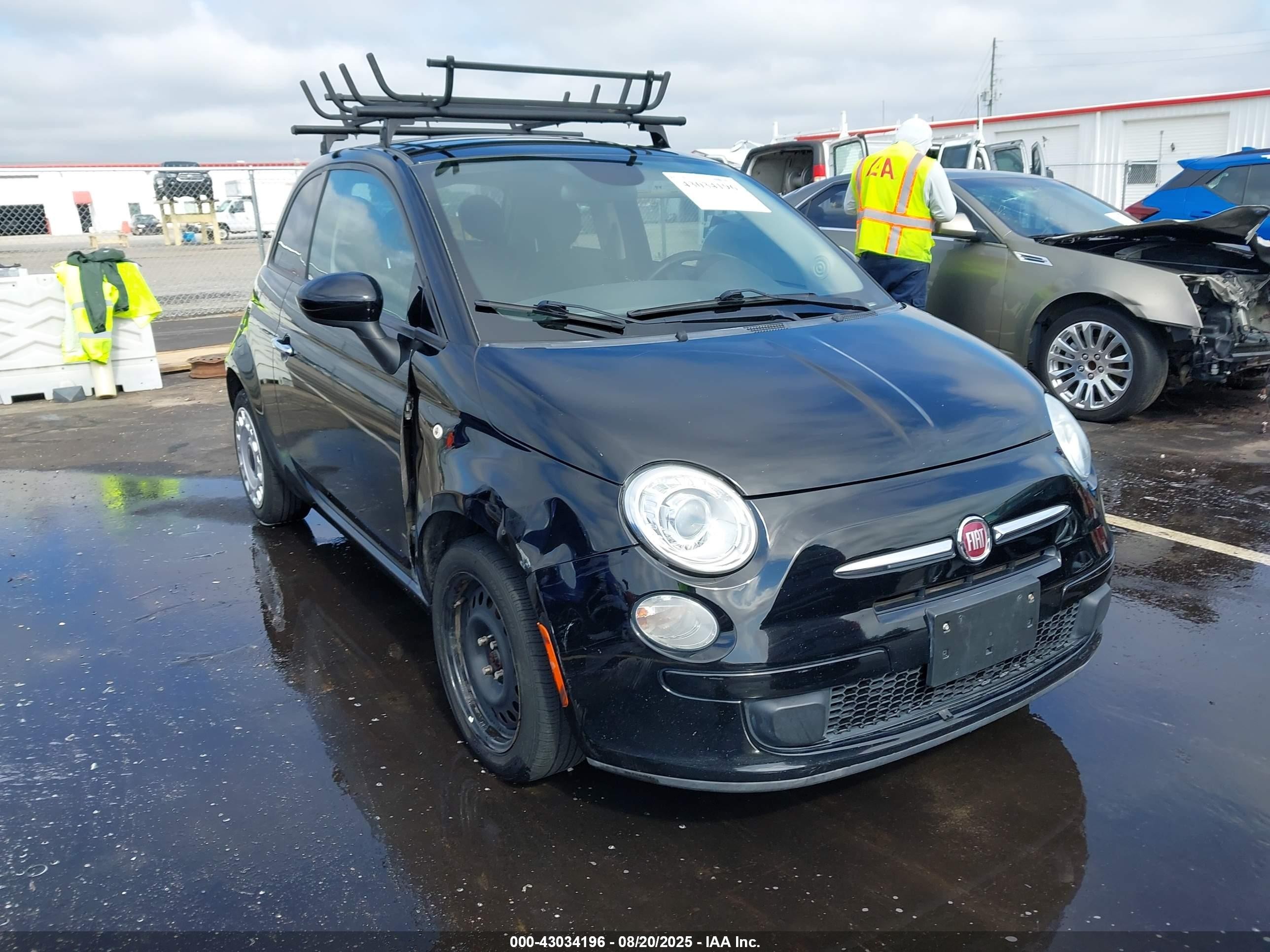 2015 FIAT 500 Pop, VIN 3C3CFFAR3FT750374 — Front end