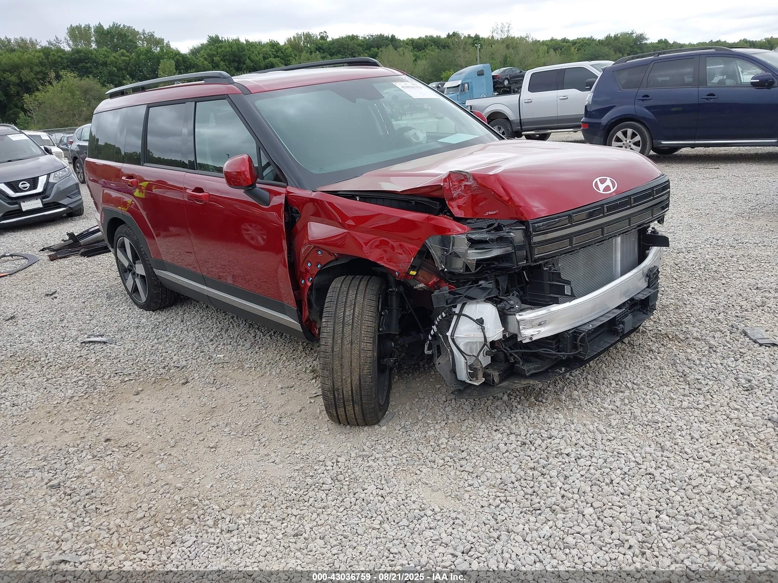 2025 Hyundai Santa Fe Limited, VIN 5NMP34G10SH020005 — Front end