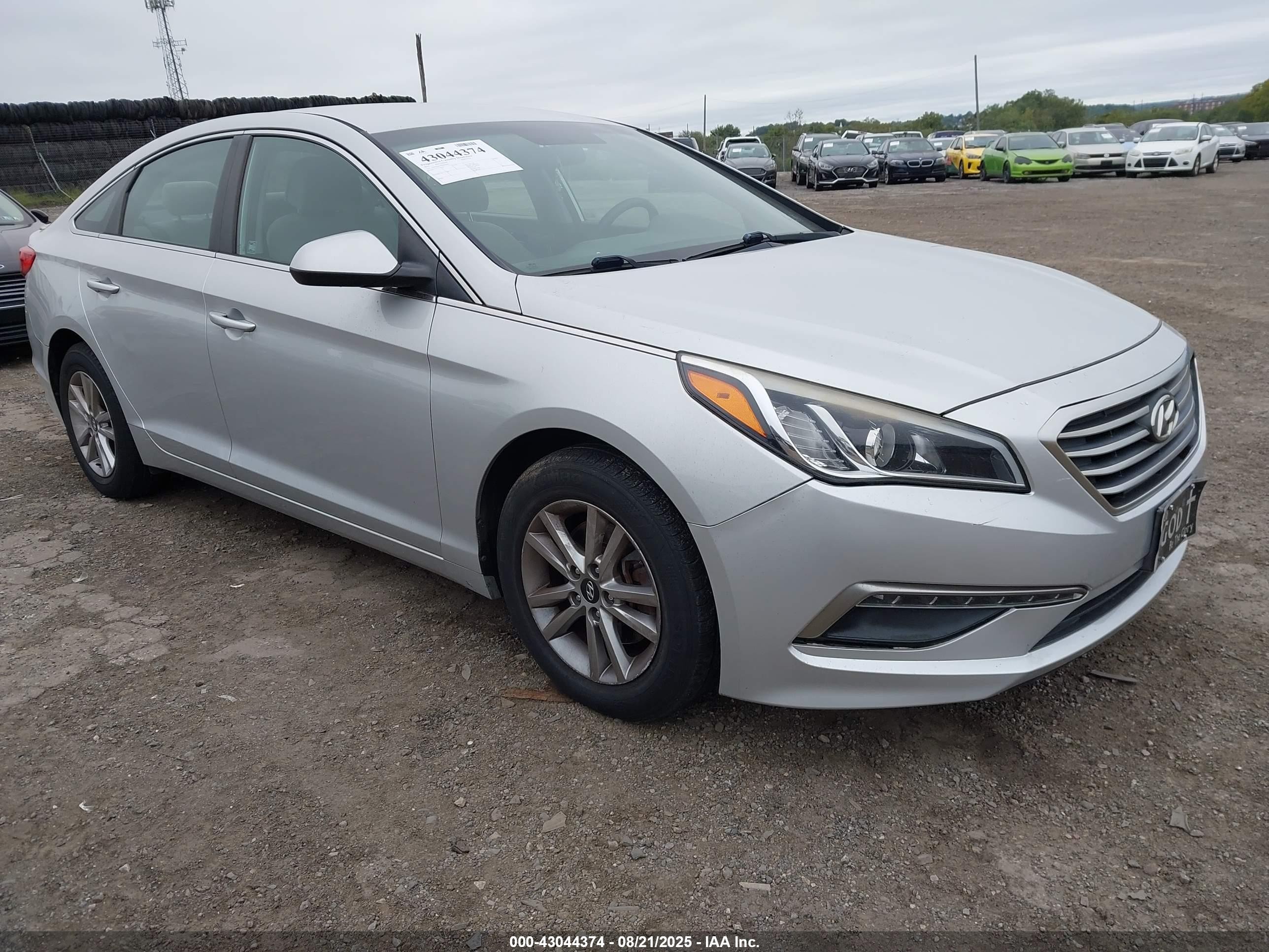 2015 Hyundai Sonata SE, VIN 5NPE24AF5FH025045 — Theft recovery