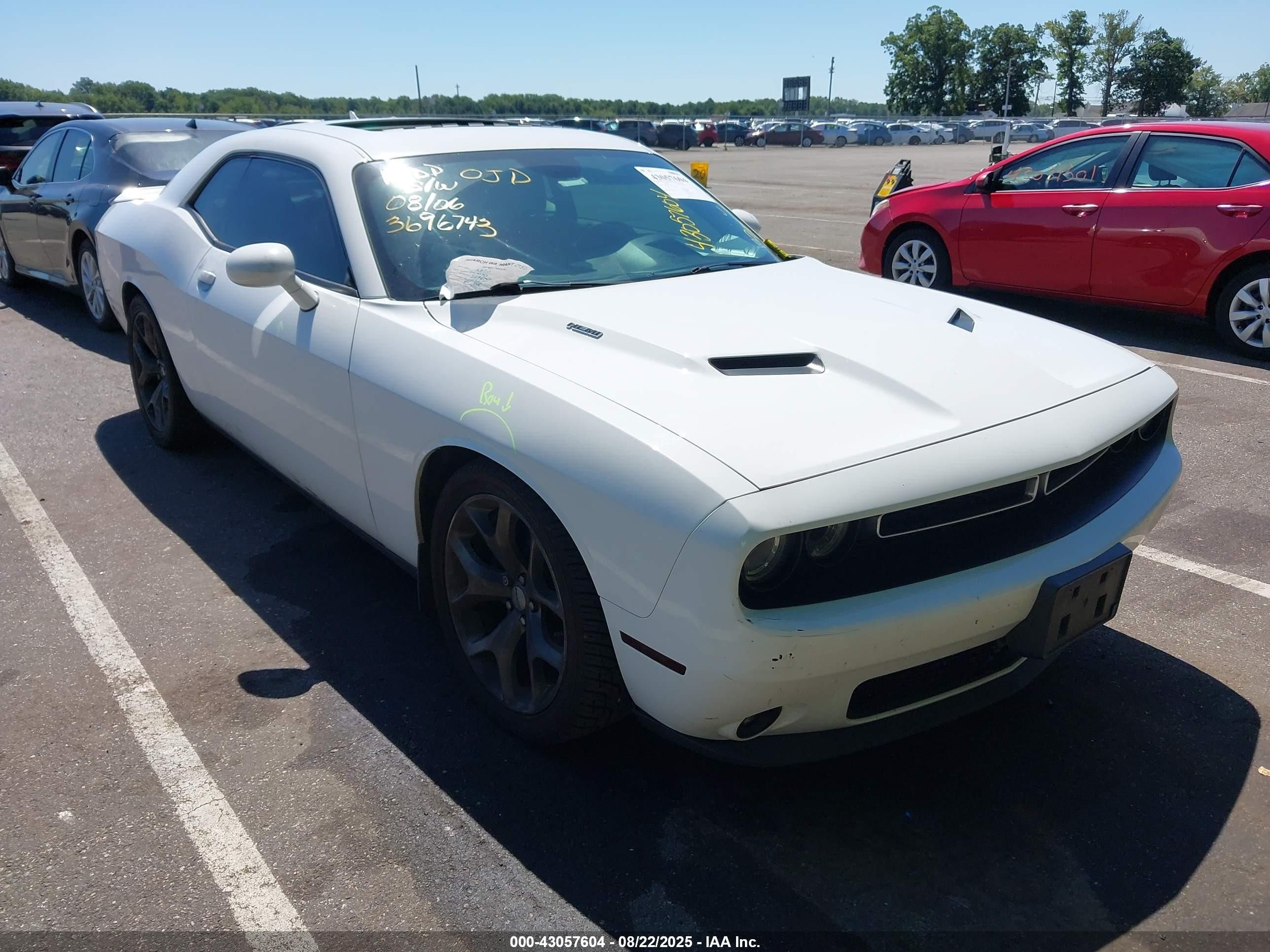 2015 Dodge Challenger R/T Plus, VIN 2C3CDZBT6FH709120 — Theft recovery