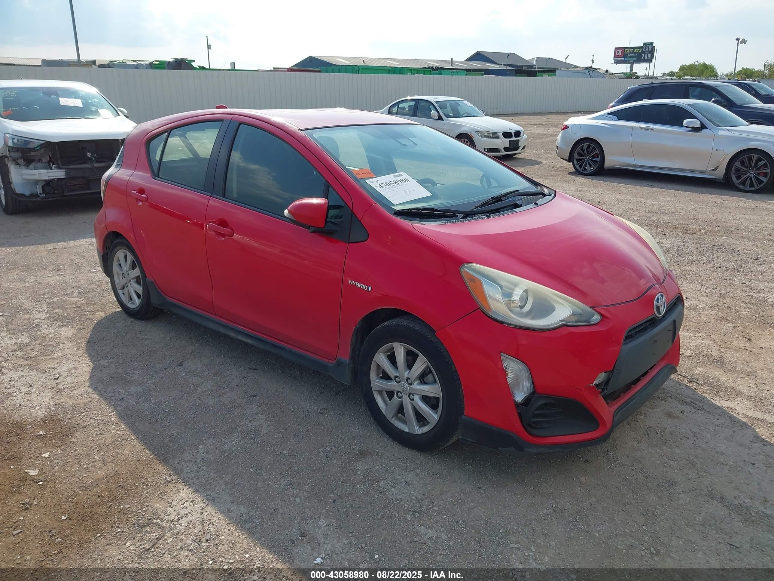 2017 Toyota Prius One, VIN JTDKDTB37H1593948 — Rear end