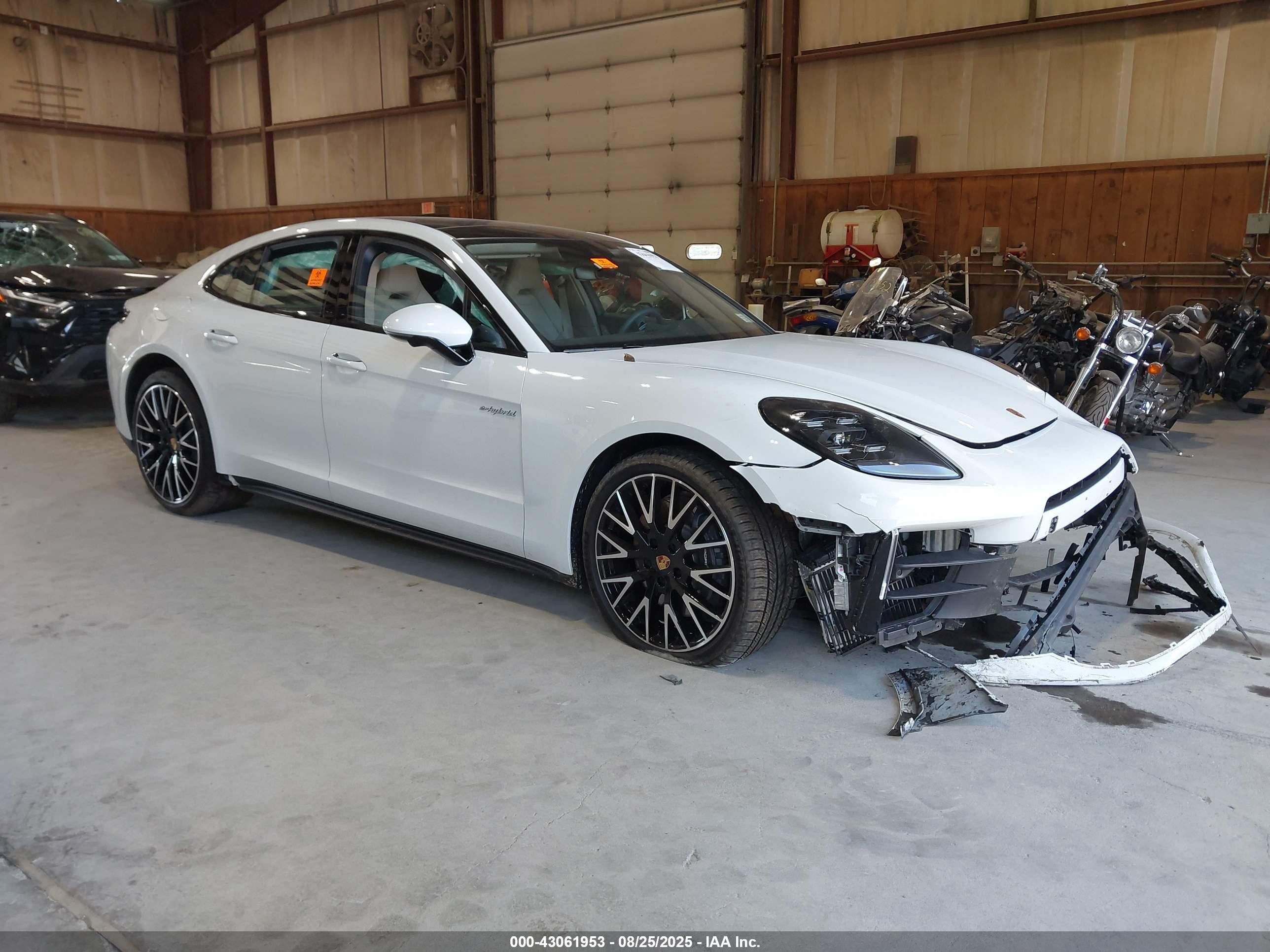 2025 Porsche Panamera 4 E-Hybrid, VIN WP0AE2YA6SL046254 — Biohazard / chemical