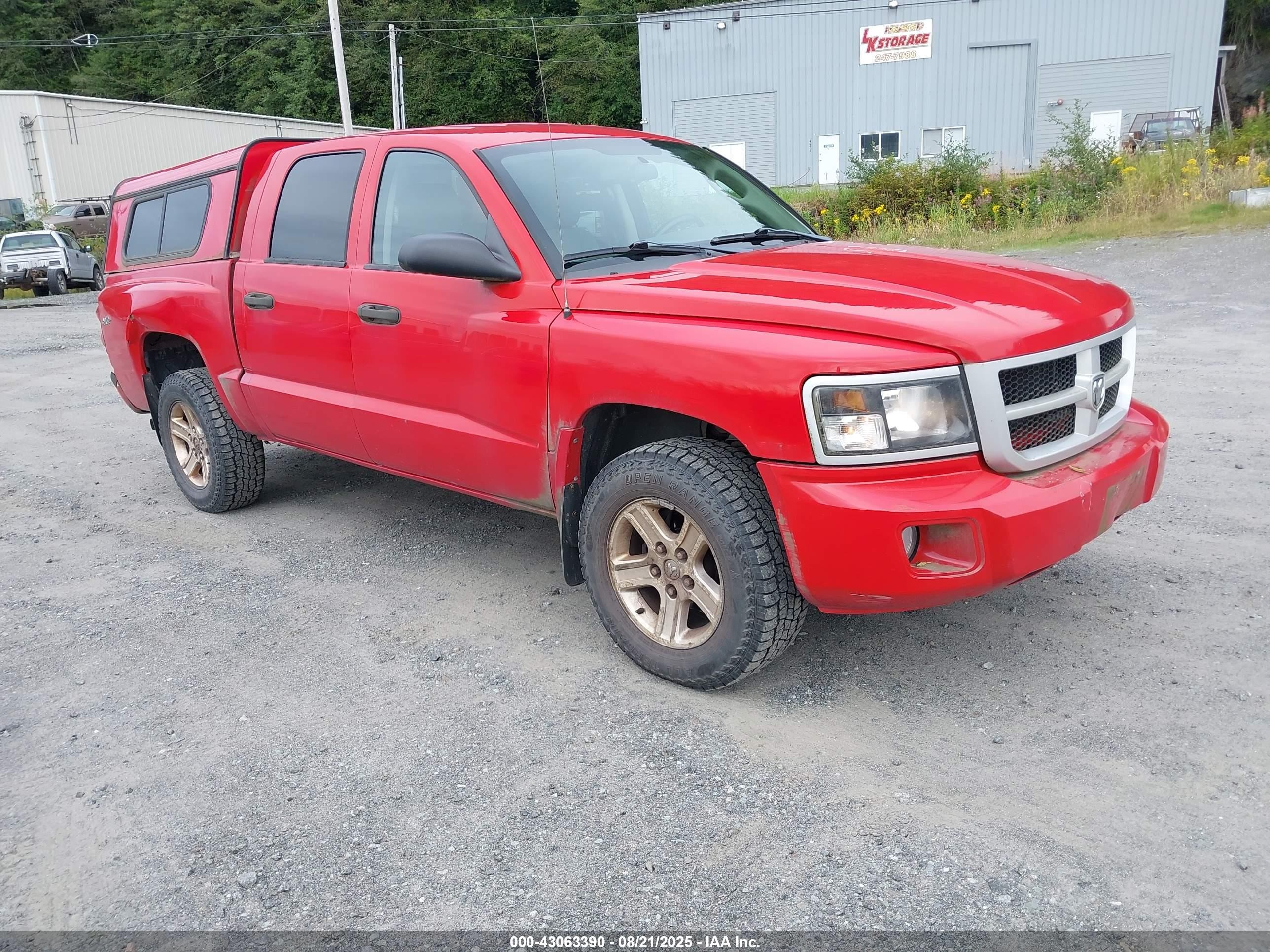 2011 Ram Dakota Big Horn, VIN 1D7RW3GK7BS623370 — Rear end