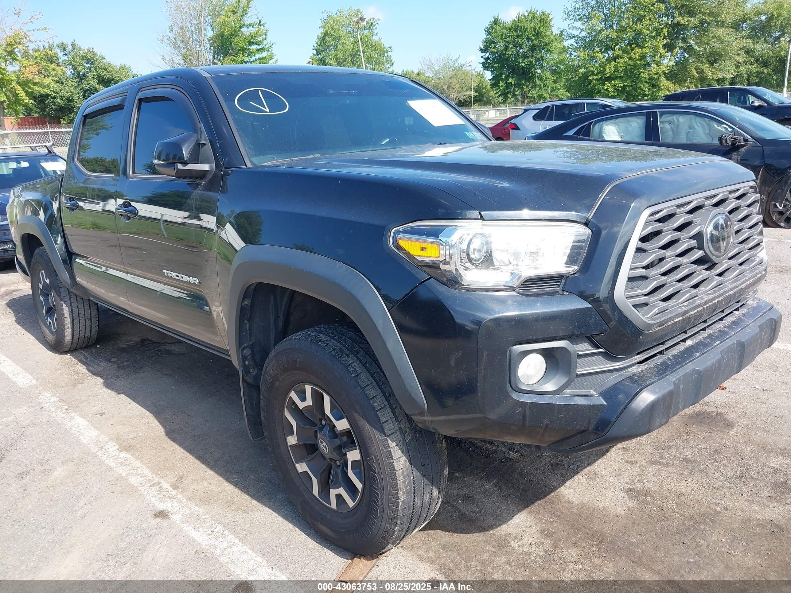 2021 Toyota Tacoma SR, VIN 3TMCZ5AN3MM370209 — Rear end