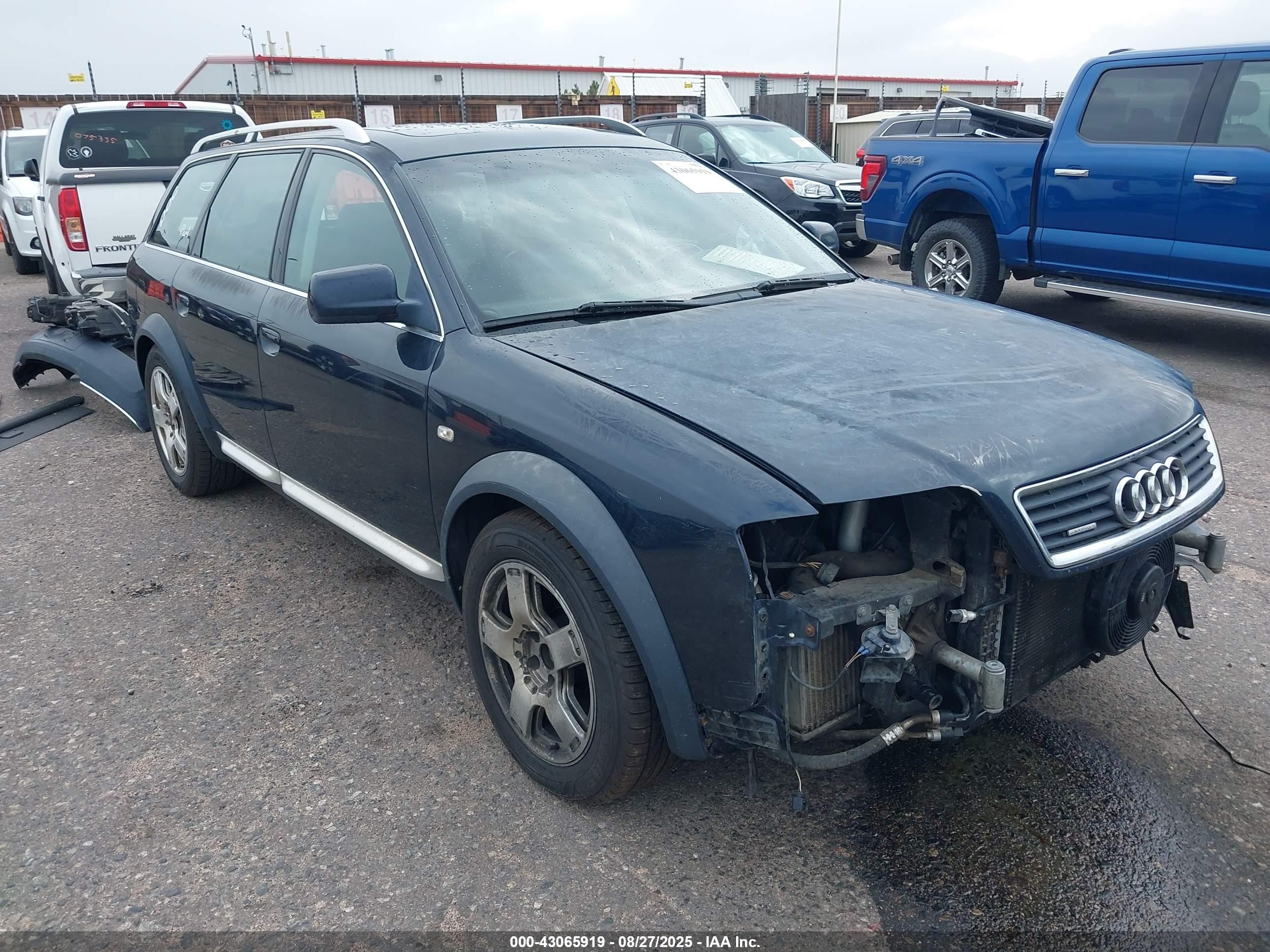 2004 Audi allroad A6 V8, VIN WA1YD64B34N046205 — Перед