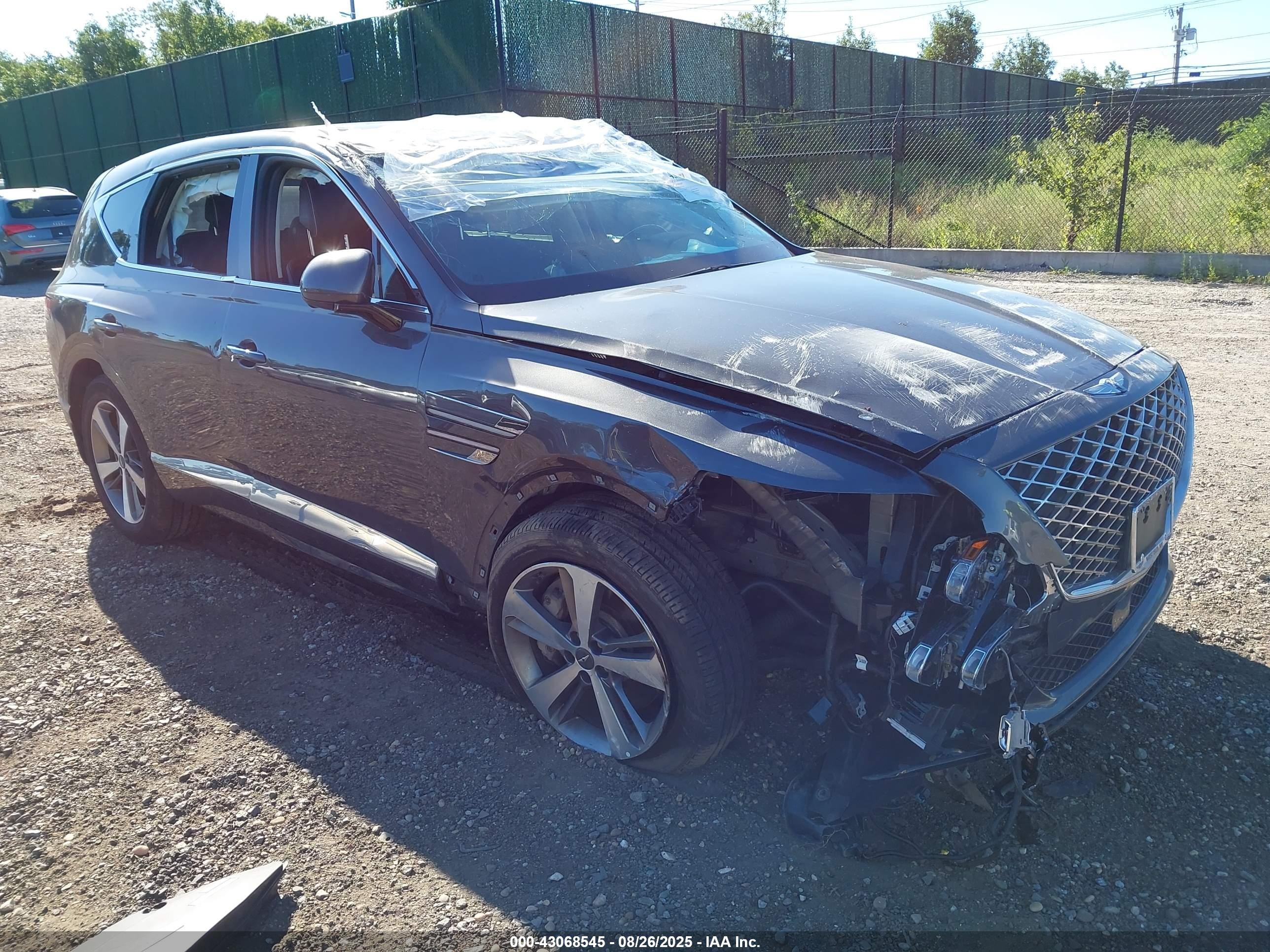 2022 Genesis GV80, VIN KMUHBDSB5NU091105 — Roof