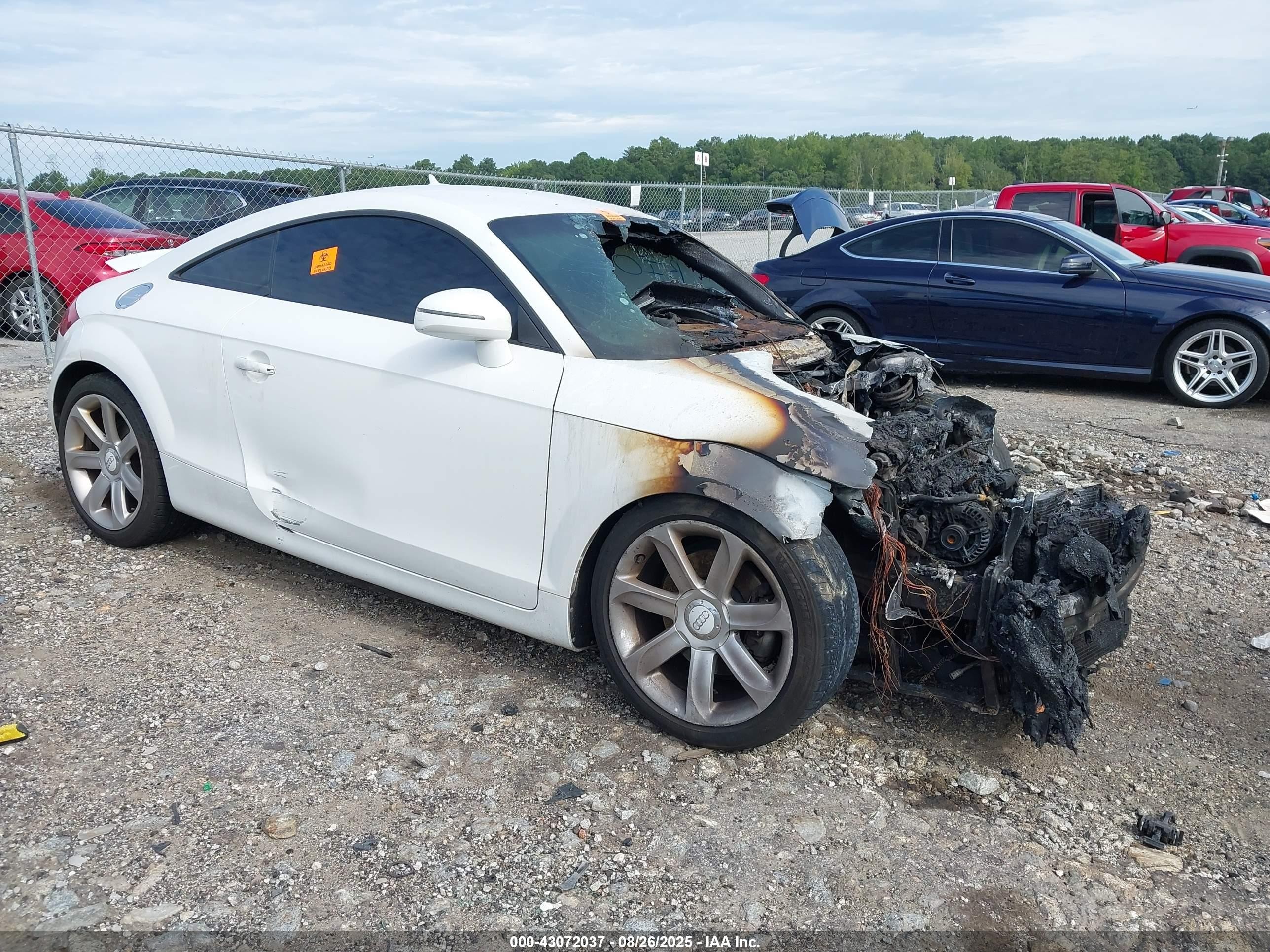 2009 Audi TT Prem Plus, VIN TRUAF38J991021895 — Biohazard / chemical