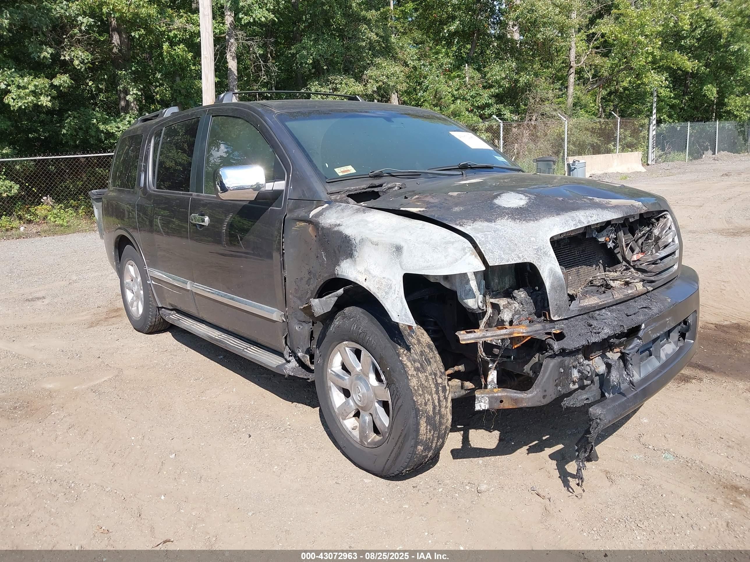 2004 Infiniti QX56, VIN 5N3AA08C94N804471 — Engine fire