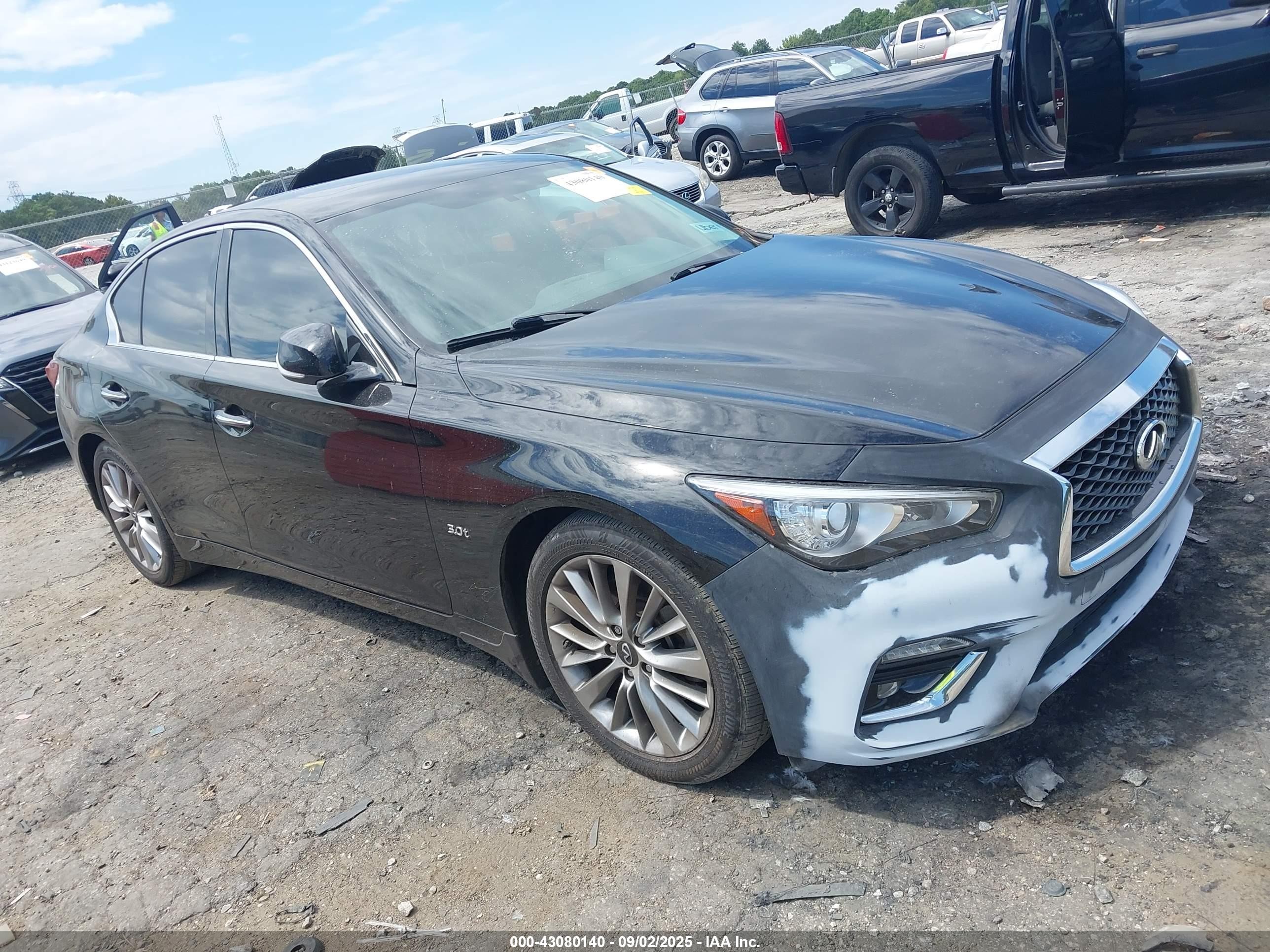 2019 Infiniti Q50 Luxe, VIN JN1EV7AP3KM542591 — Fresh water flood