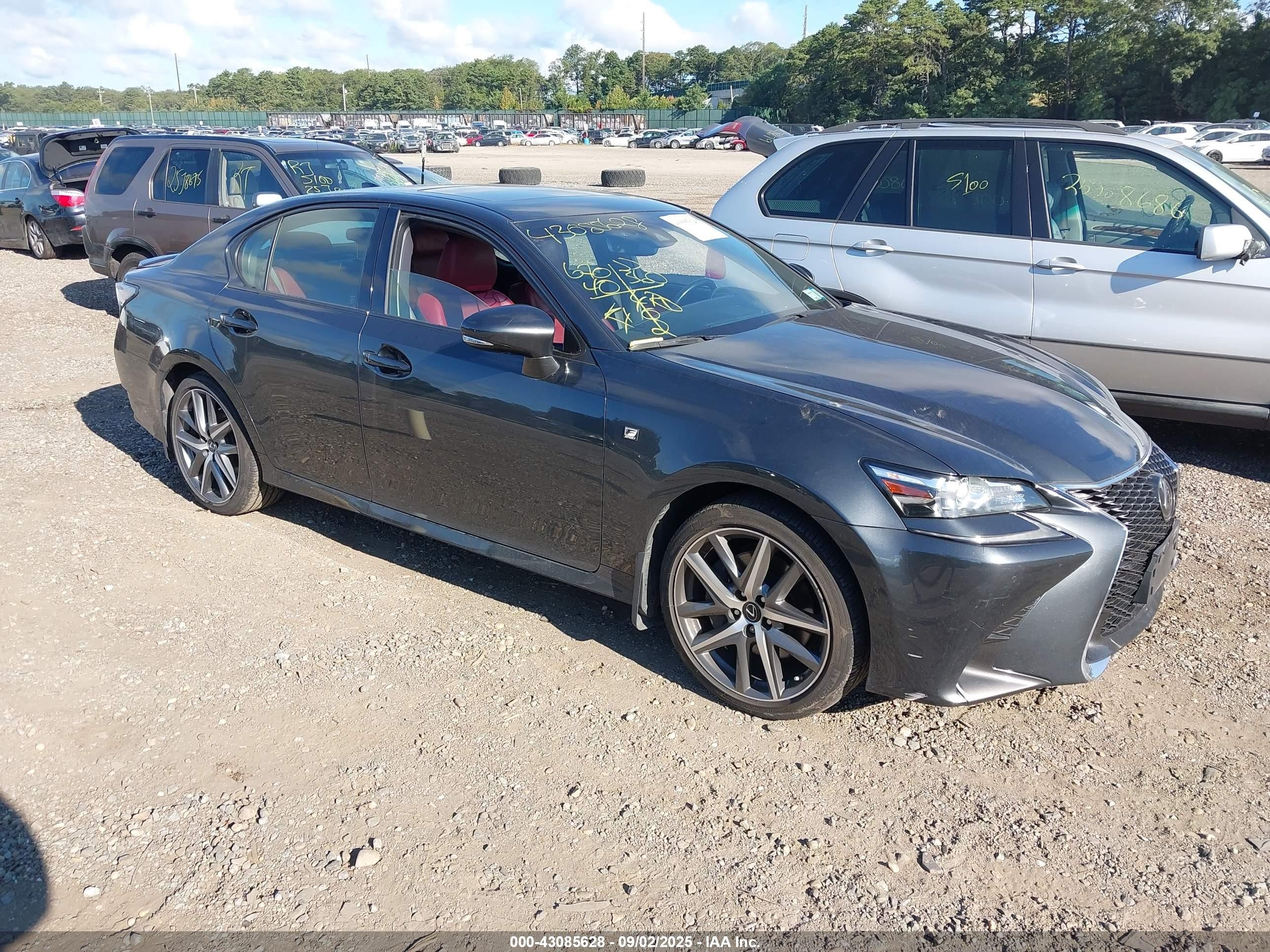 2017 Lexus GS 350, VIN JTHCZ1BL9HA004763 — Фото с аукциона