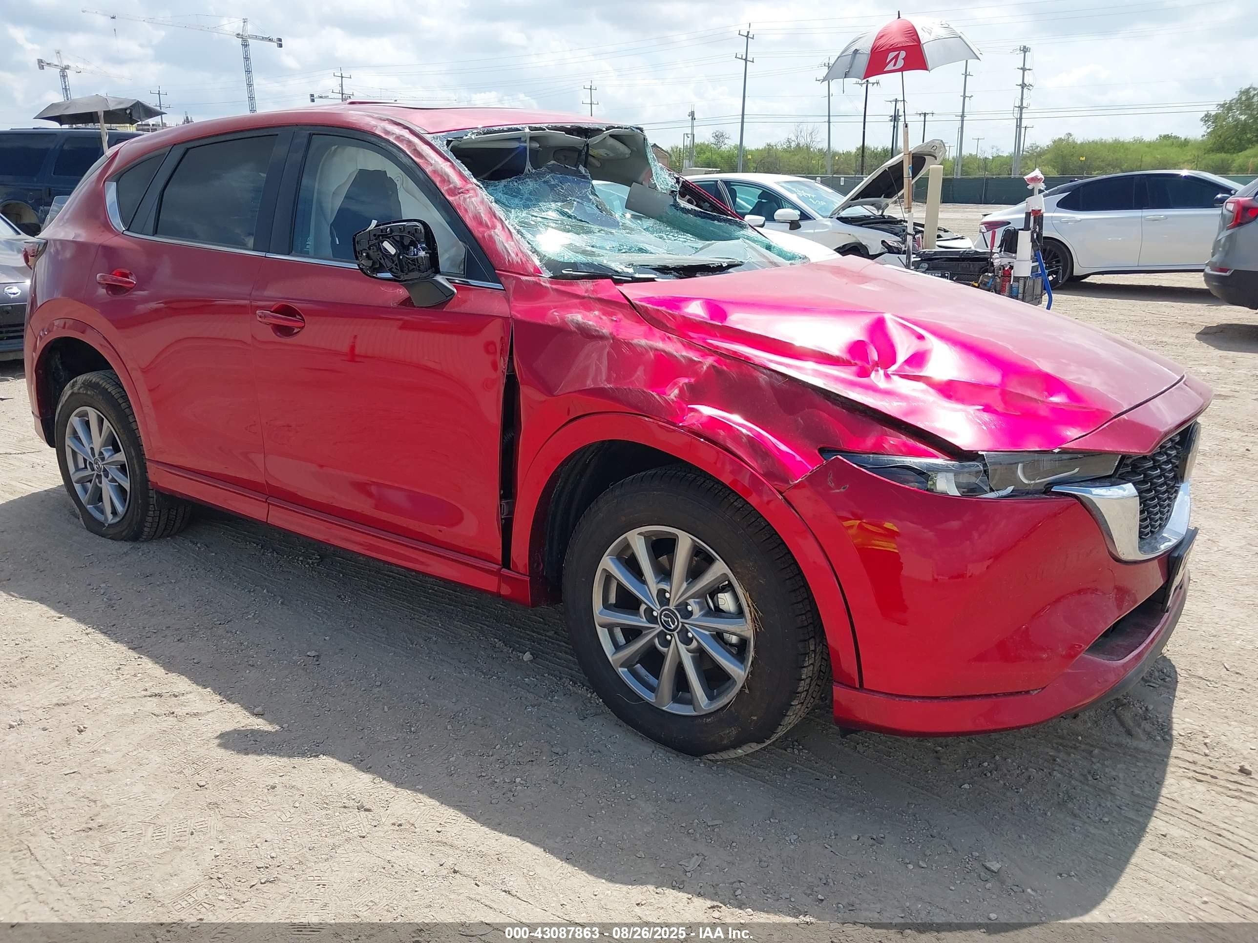 2025 Mazda CX-5 S Preferred, VIN JM3KFBCL1S0672877 — Rollover