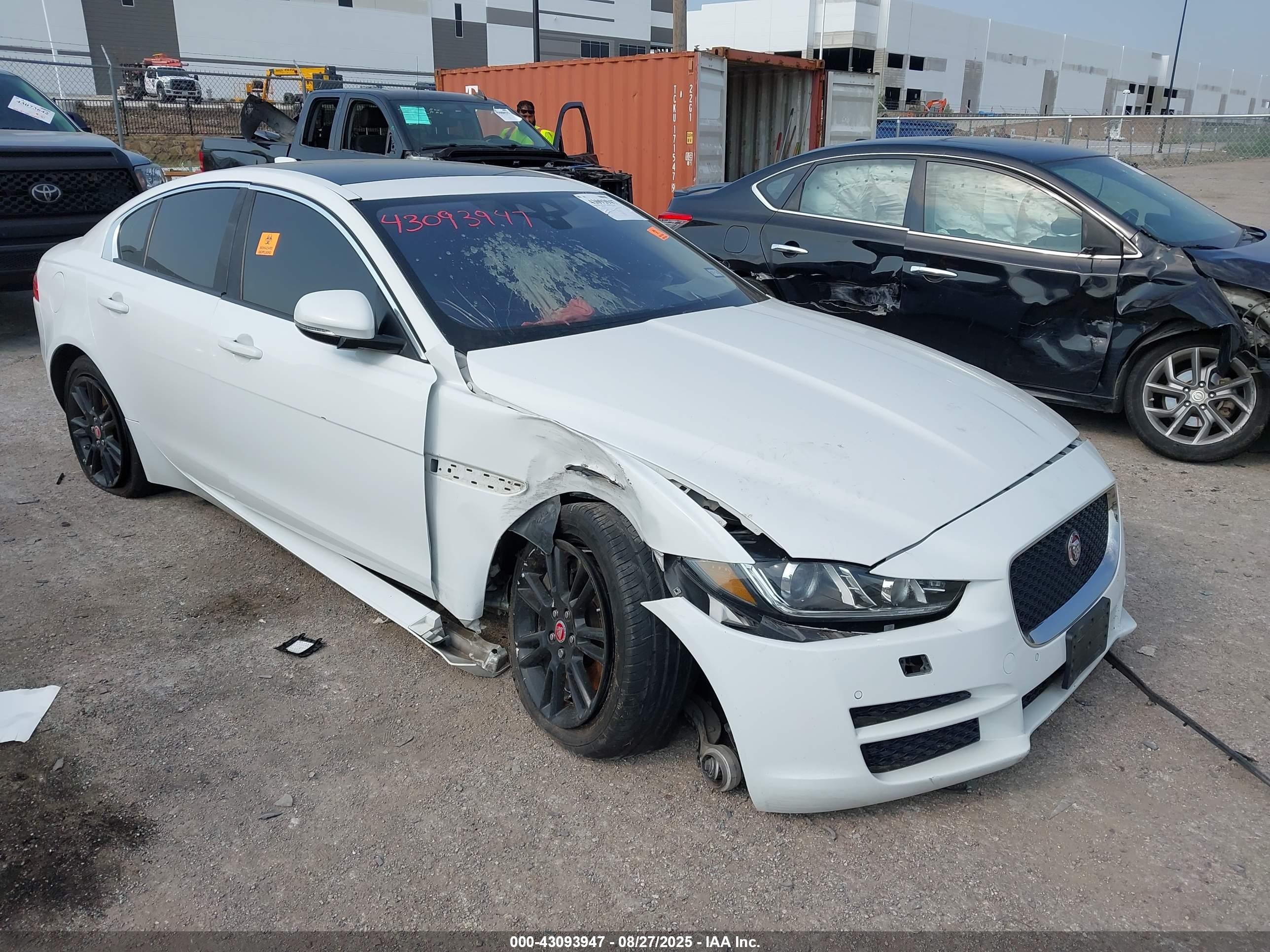2017 Jaguar XE 25t Premium, VIN SAJAD4BG9HA975114 — Biohazard / chemical