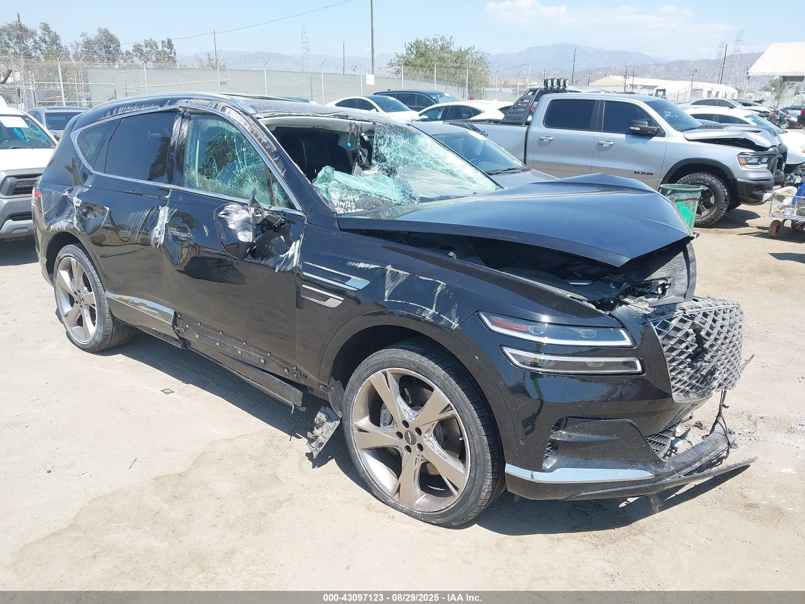 2023 Genesis GV80, VIN KMUHBDSB1PU119520 — Rollover