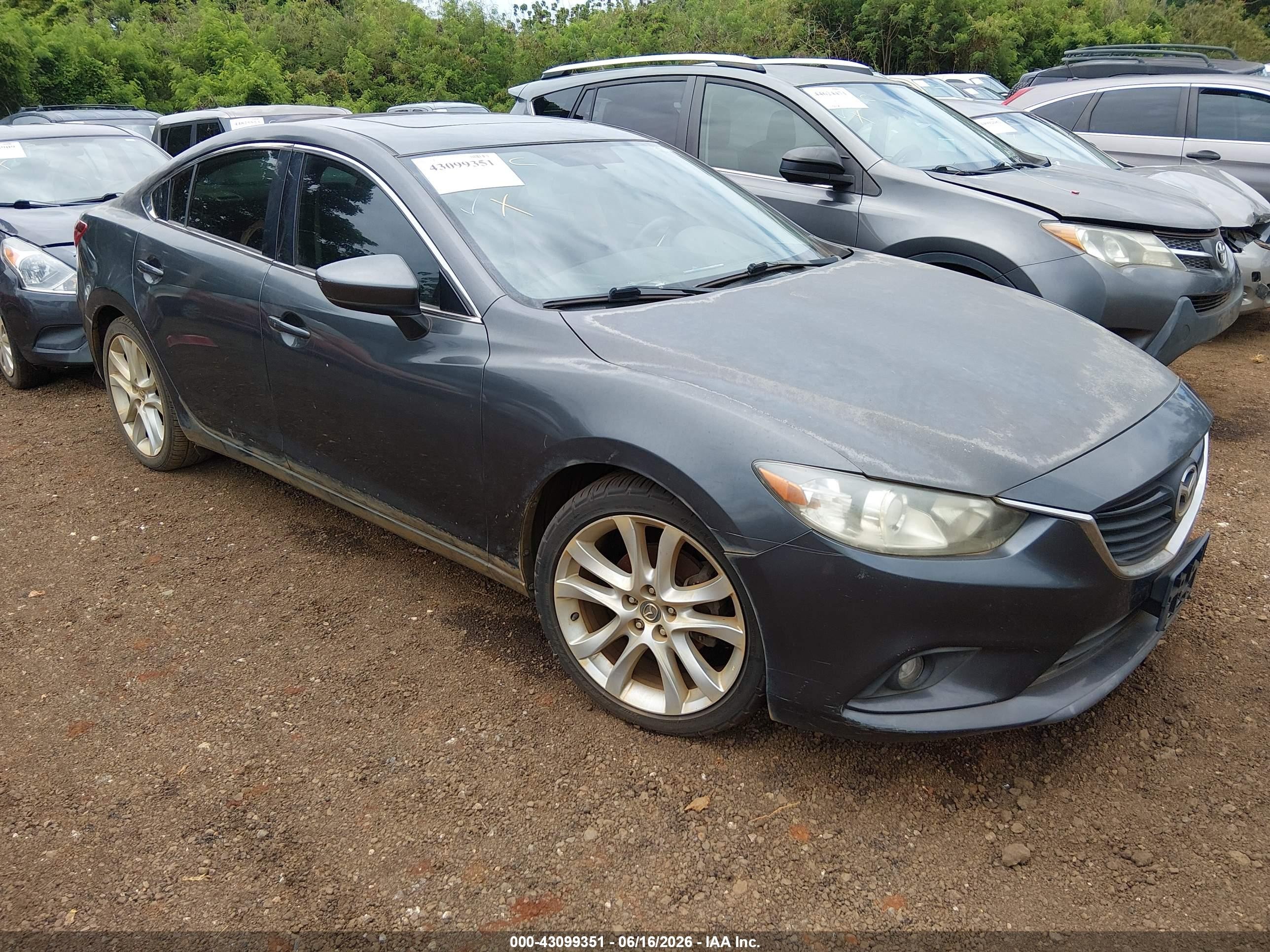 2015 Mazda 6 i Touring, VIN JM1GJ1V58F1197685 — Перед