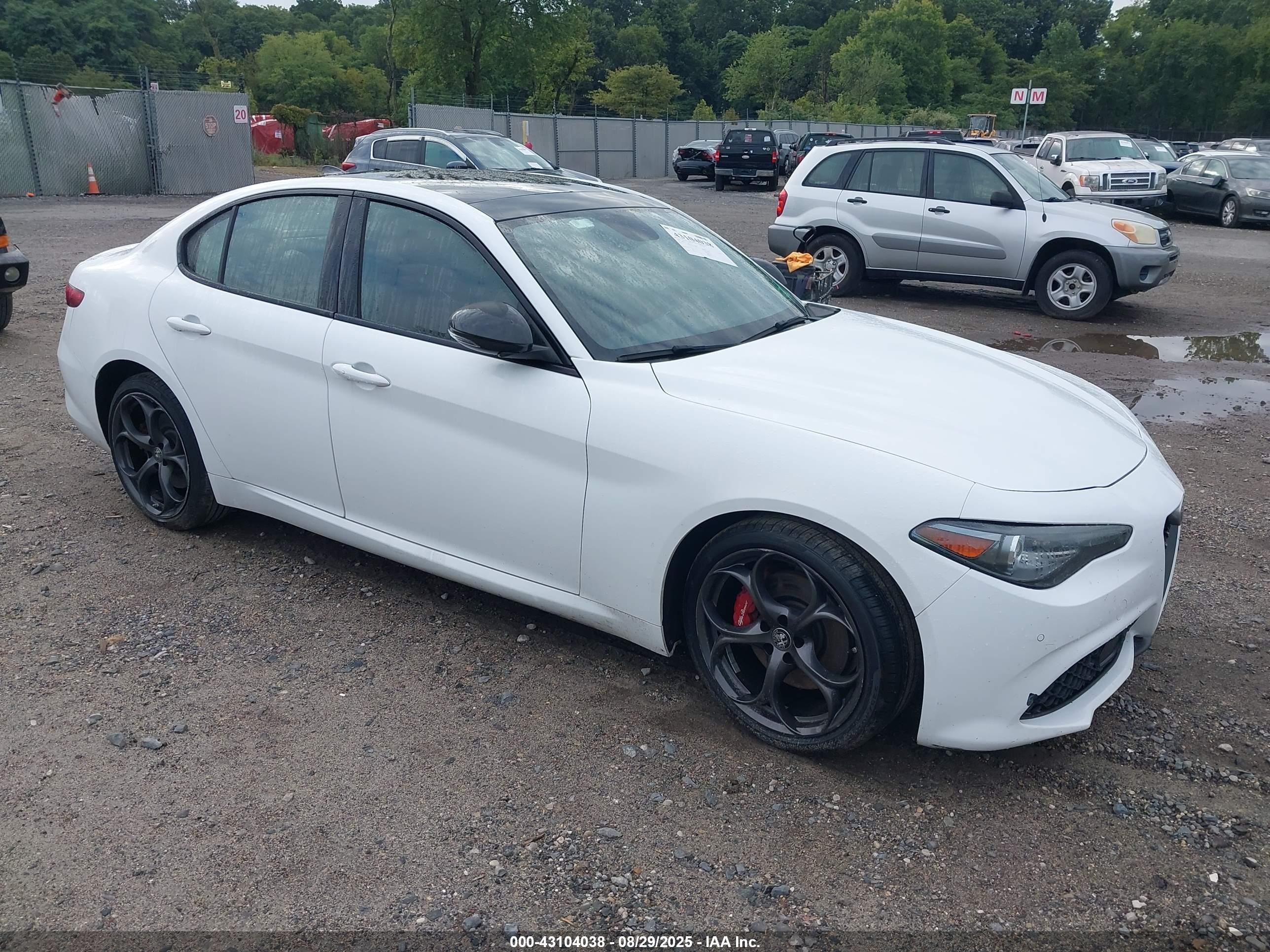 2018 Alfa Romeo Giulia, VIN ZARFAEDN5J7597221 — Water / flood