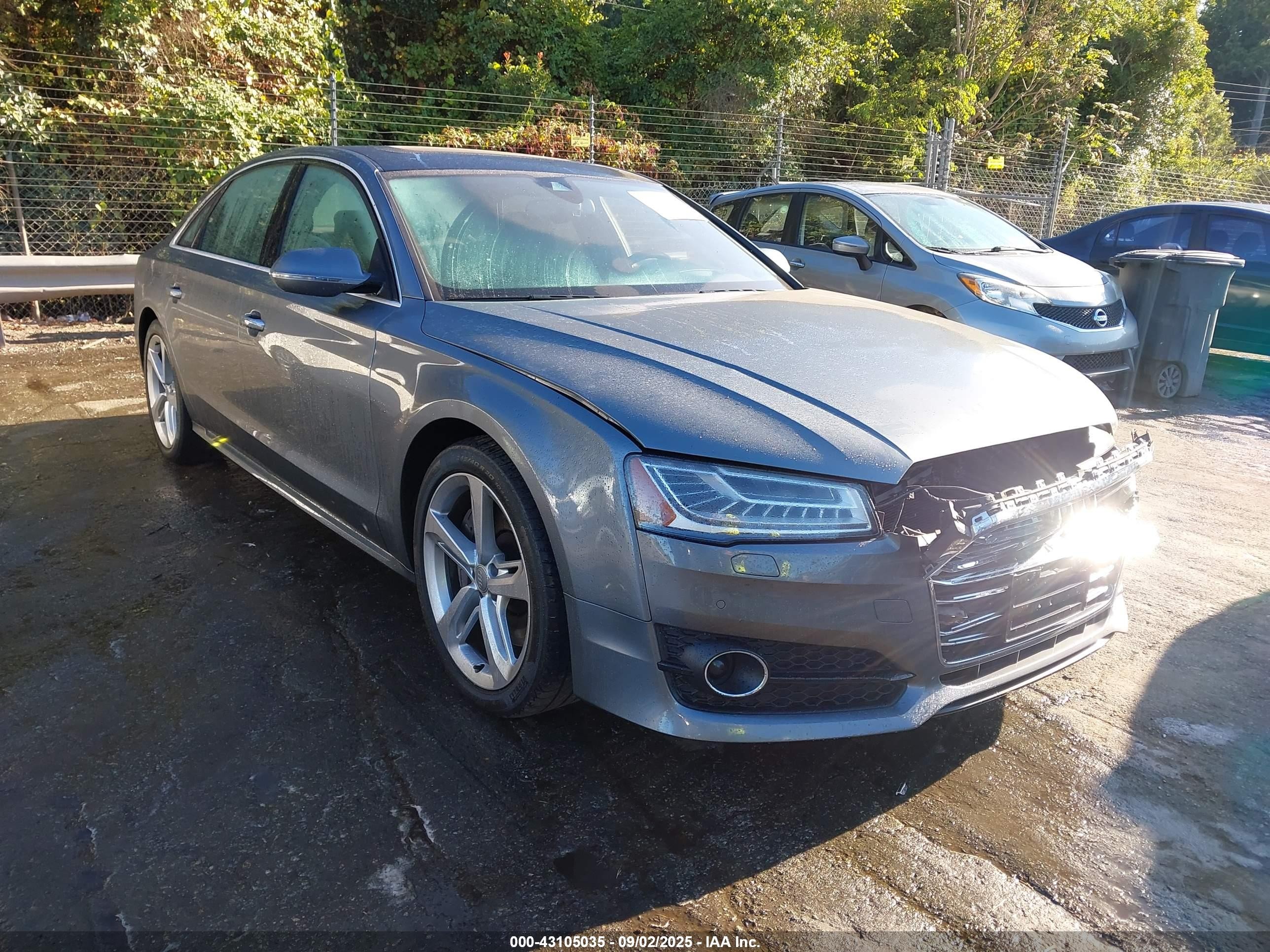 2018 Audi A8 Sport, VIN WAU43AFD2JN000527 — Front end