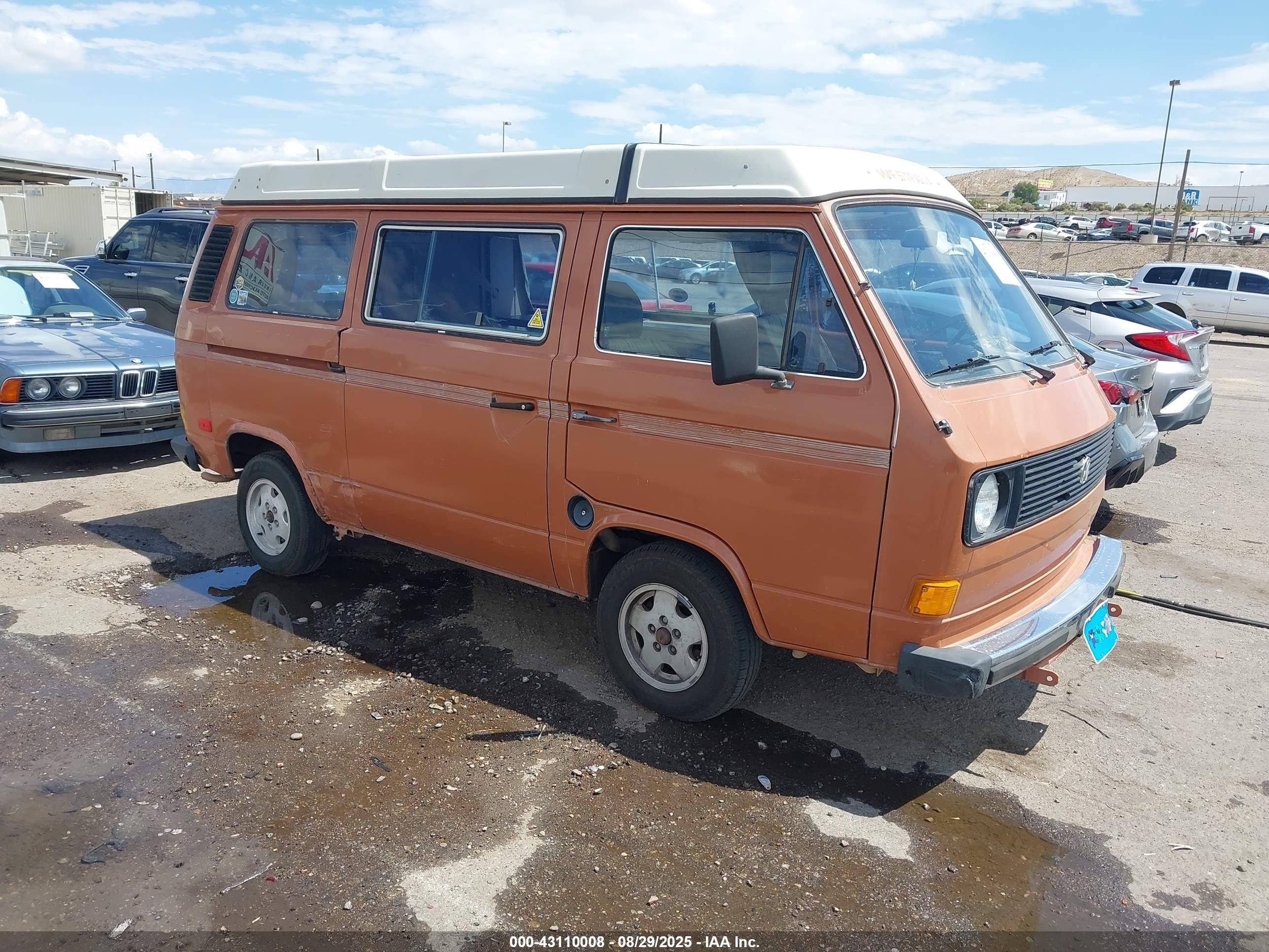 1982 Volkswagen Vanagon, VIN WV2ZA0259CH054420 — Rear end