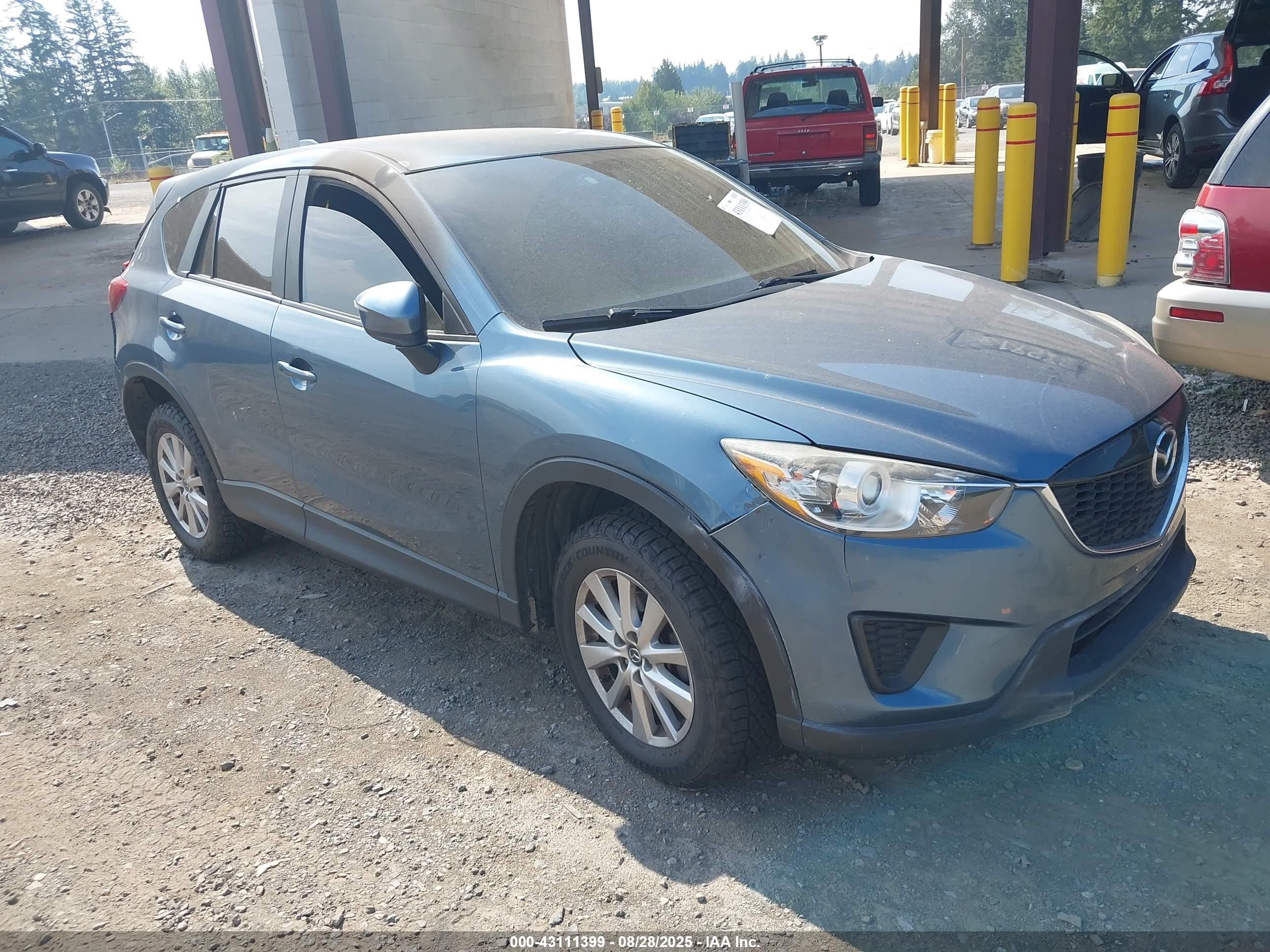 2015 Mazda CX-5 Sport, VIN JM3KE4BY5F0490651 — Interior fire