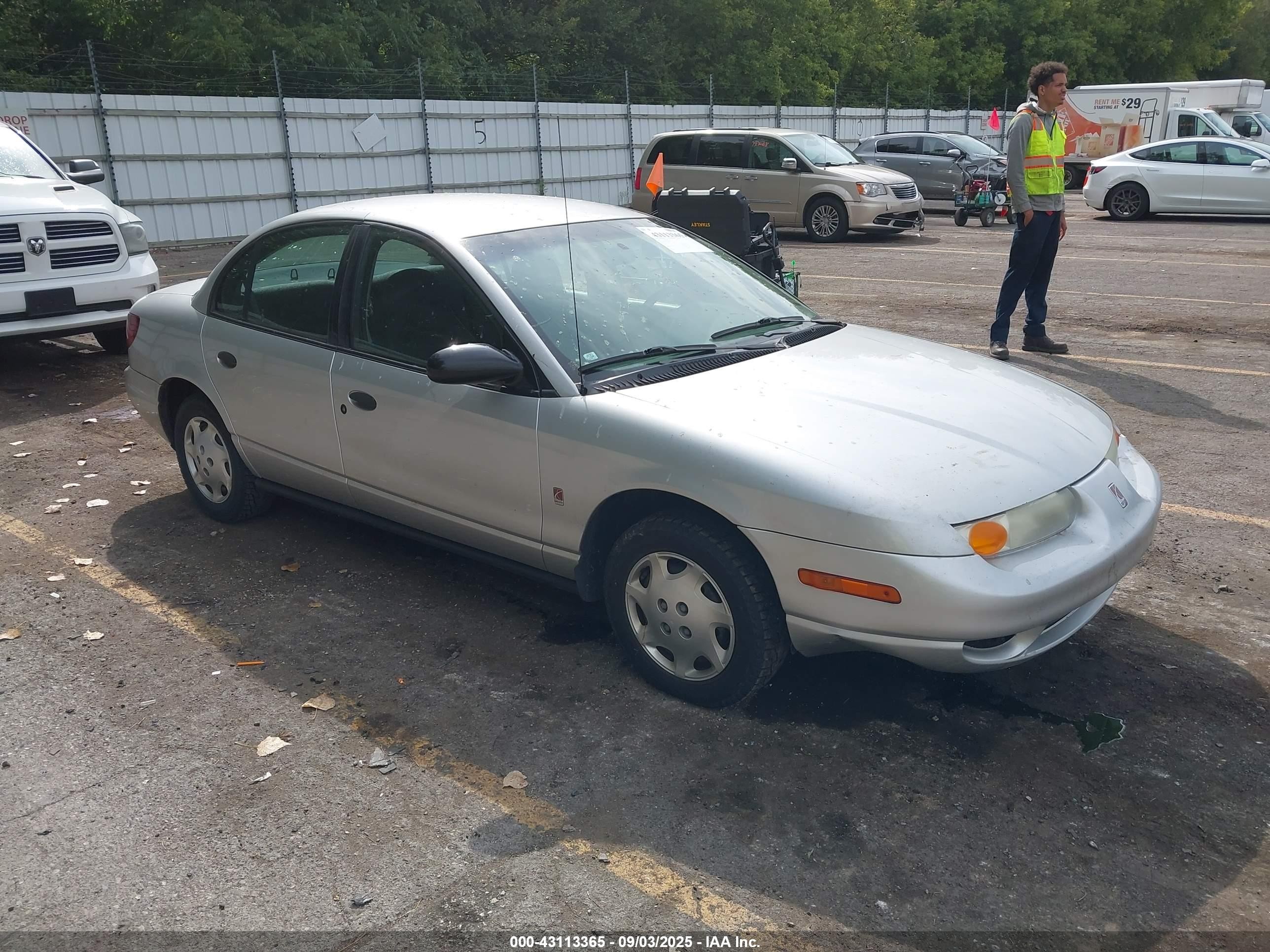 2002 Saturn SL, VIN 1G8ZG54822Z289987 — Крыша