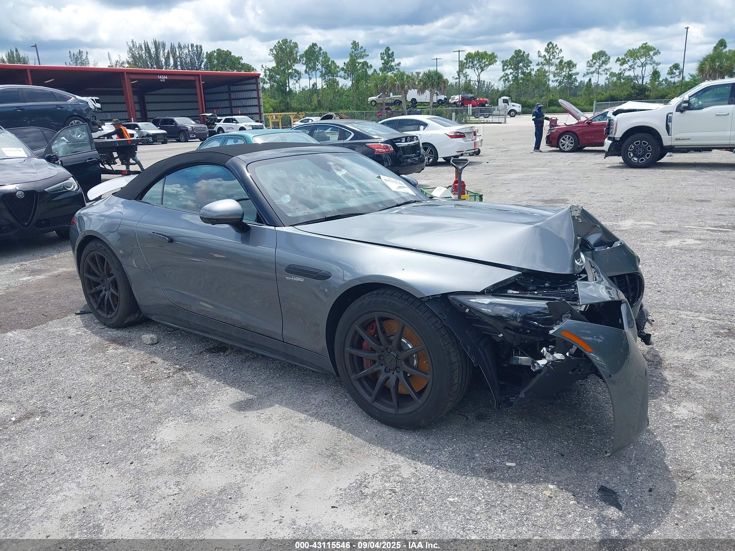 2024 Mercedes-Benz SL 43 AMG, VIN W1KVK5AB4RF019289 — Front end