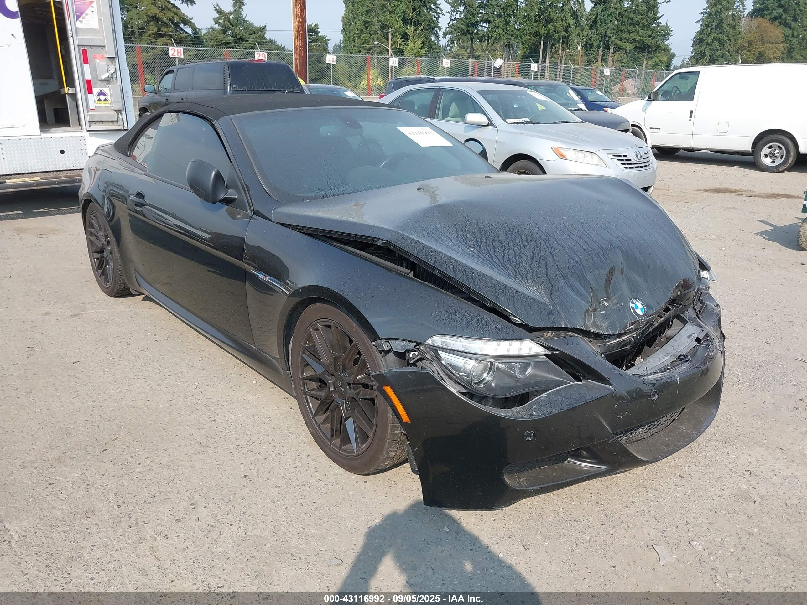 2010 BMW M6, VIN WBSEK9C50ACY80346 — Front end