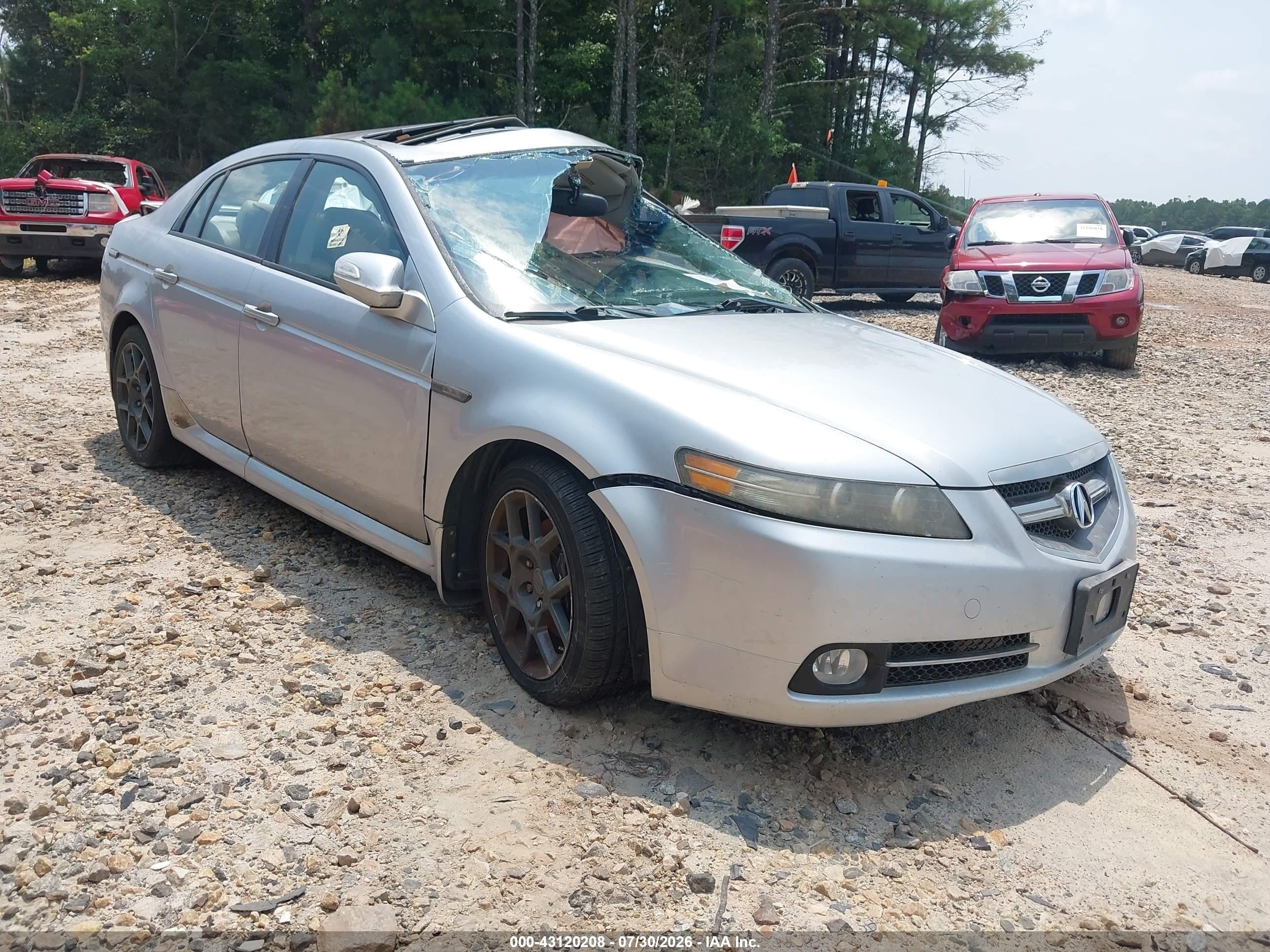 2007 Acura TL Type S, VIN 19UUA76557A047122 — Side