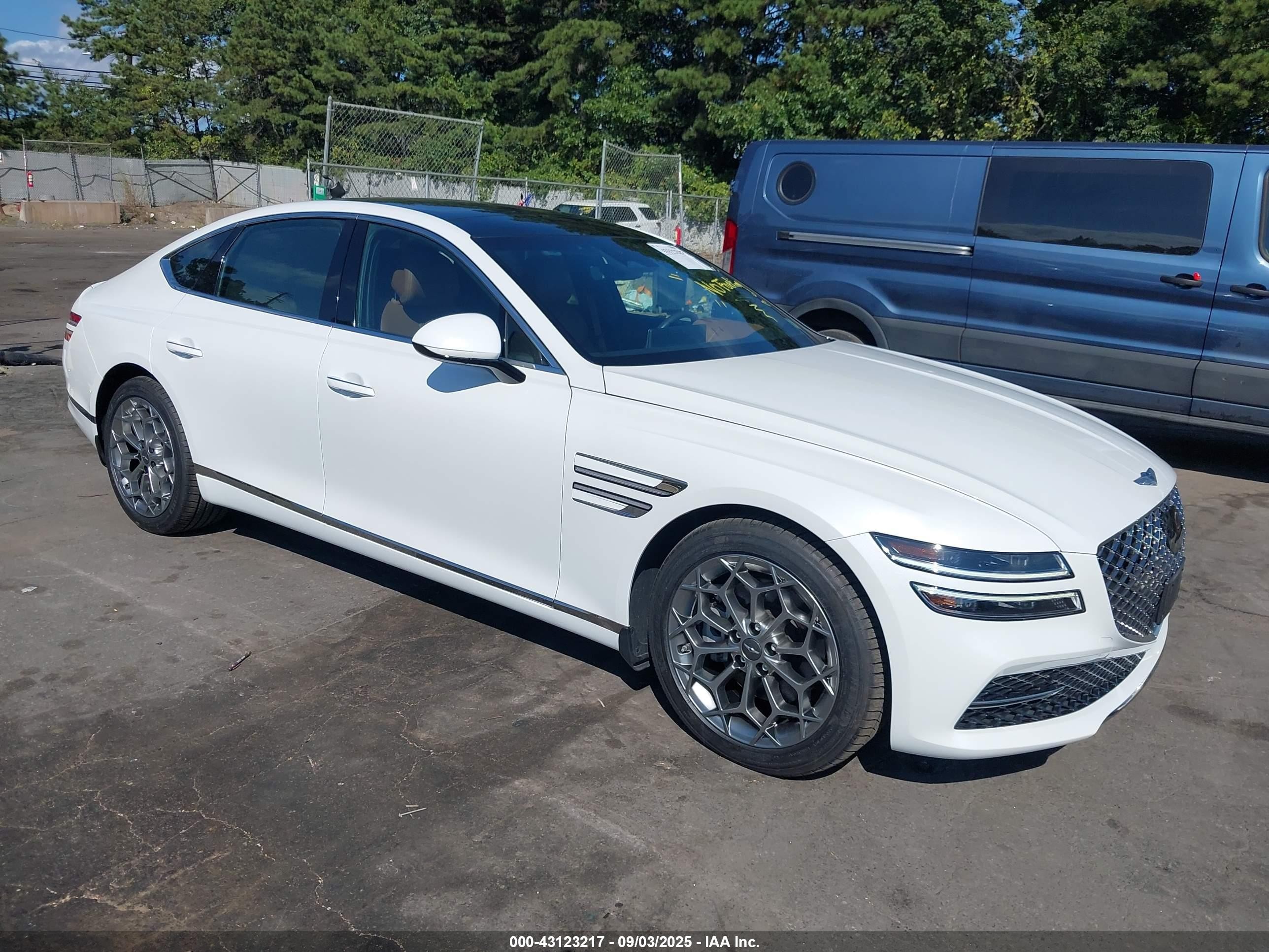 2023 Genesis G80 2.5T, VIN KMTGB4SCXPU191941 — Rear end