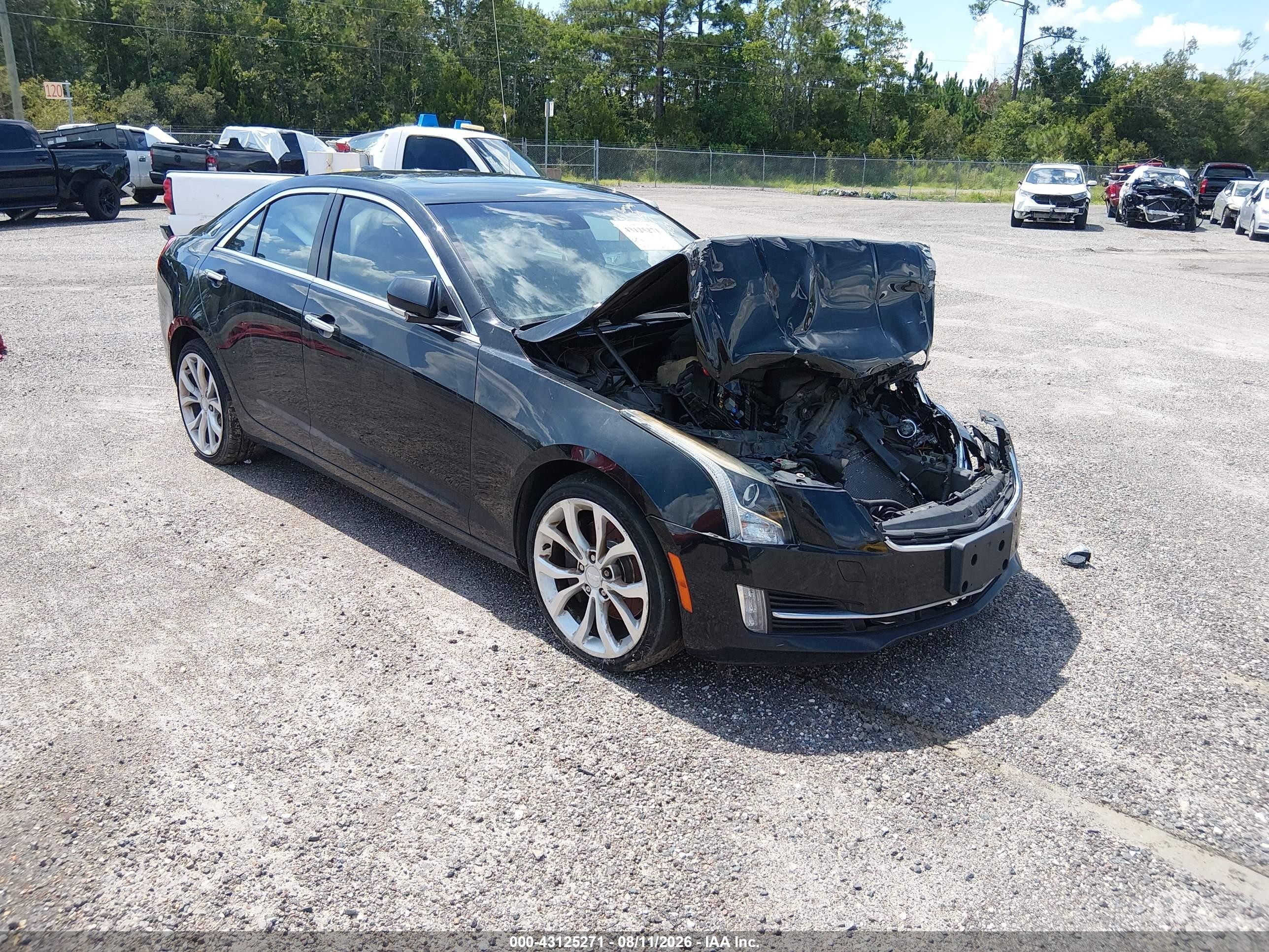 2016 Cadillac ATS Performance Collection AWD, VIN 1G6AJ5SSXG0117059 — Front end